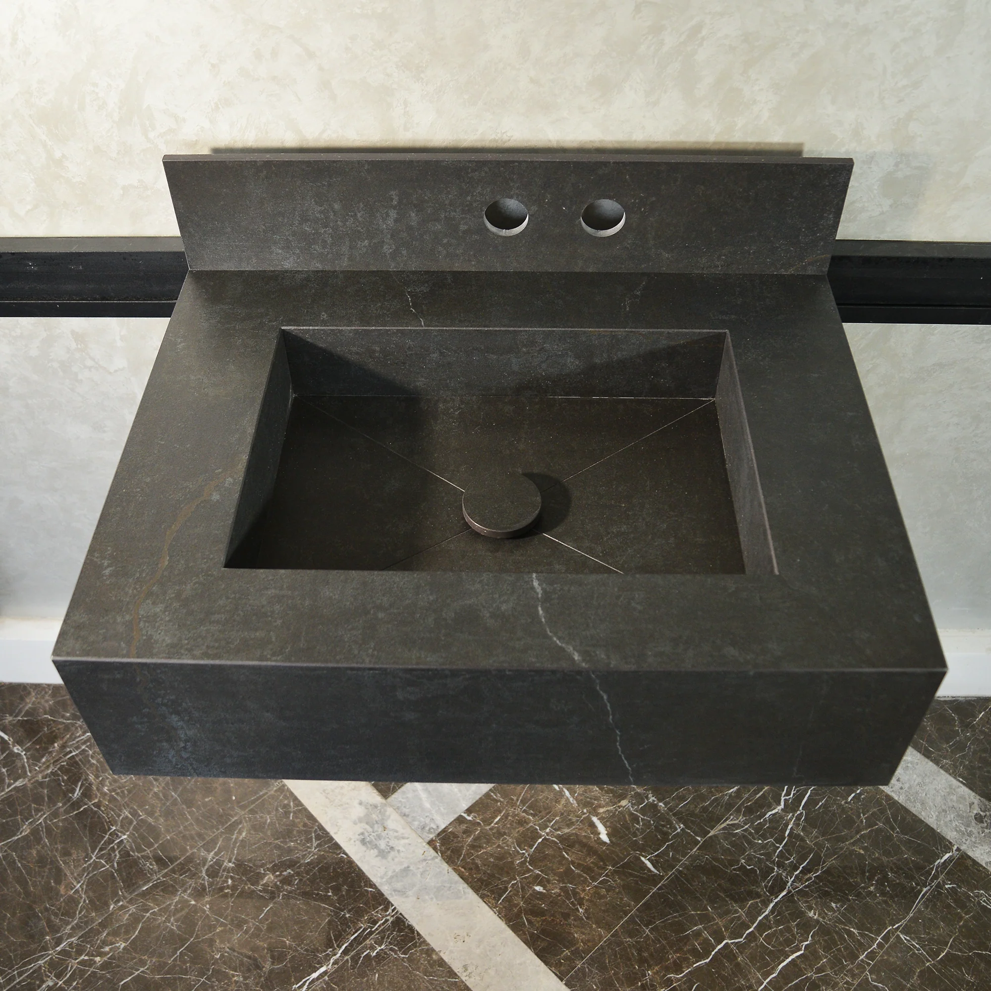 HANDCRAFTED DEKTON LAOS ENGINEERED PORCELAIN SINK (ES-048) - Image 3