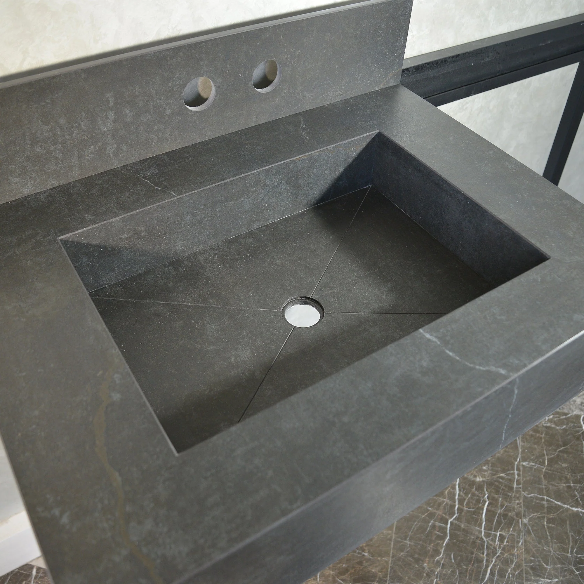 HANDCRAFTED DEKTON LAOS ENGINEERED PORCELAIN SINK (ES-048) - Image 5