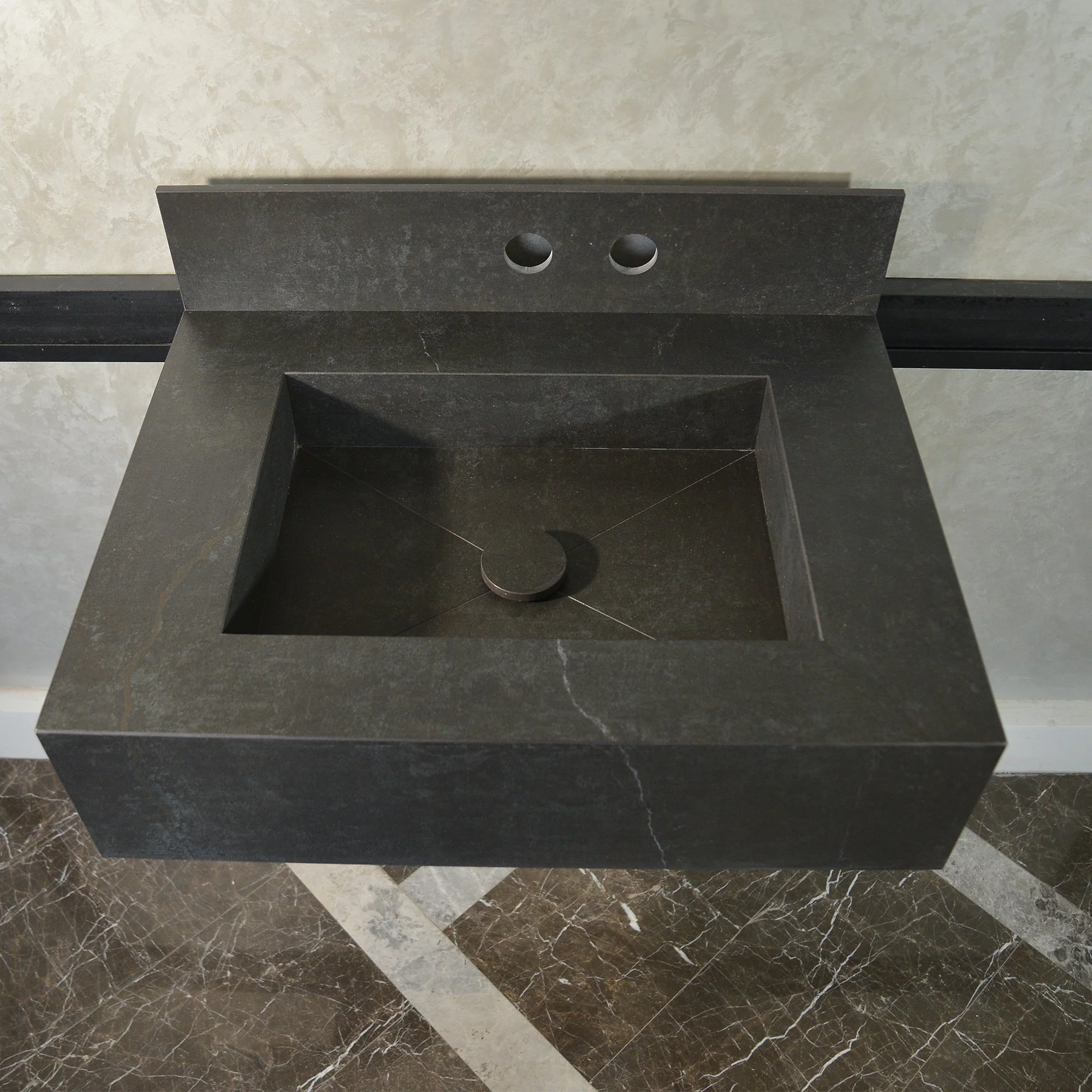 HANDCRAFTED DEKTON LAOS ENGINEERED PORCELAIN SINK (ES-048) - Image 6