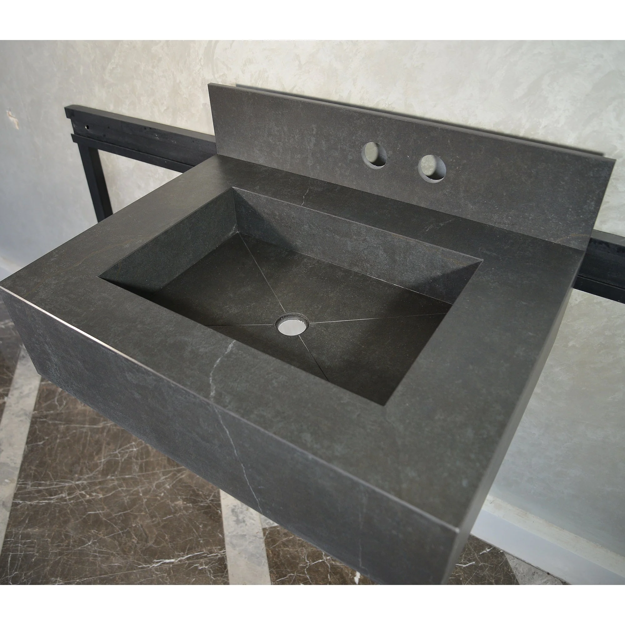 HANDCRAFTED DEKTON LAOS ENGINEERED PORCELAIN SINK (ES-048) - Image 7
