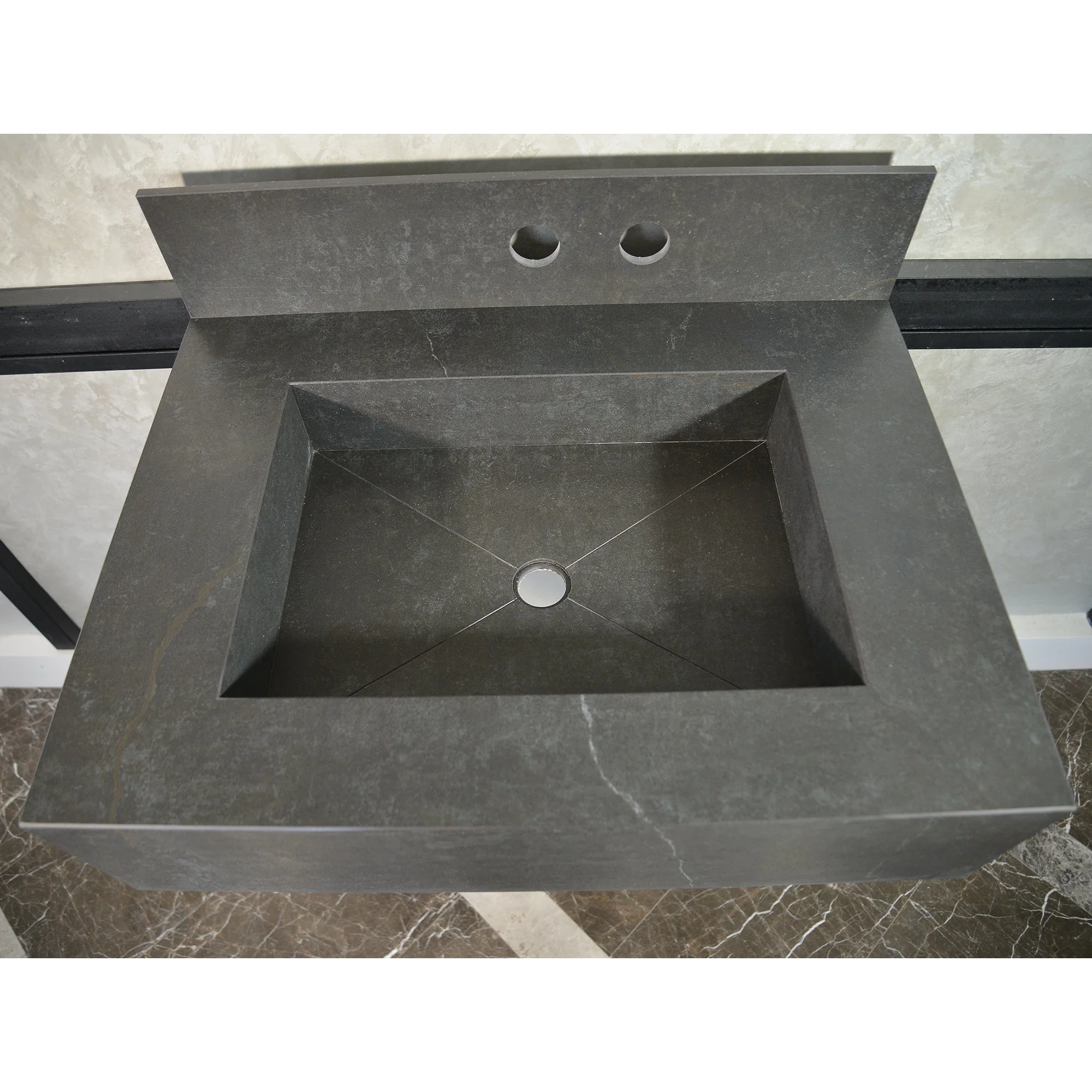HANDCRAFTED DEKTON LAOS ENGINEERED PORCELAIN SINK (ES-048) - Image 8