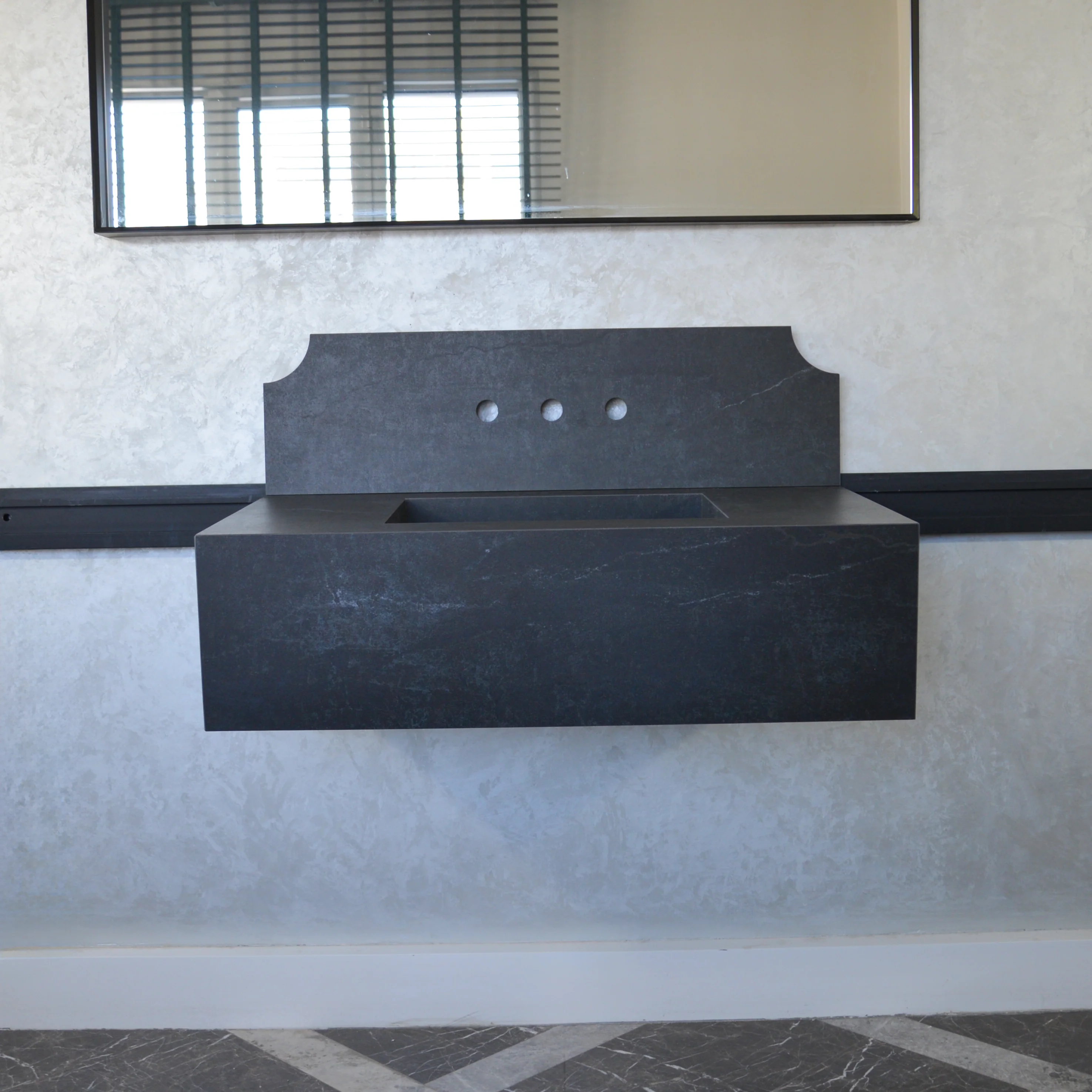 HANDCRAFTED DEKTON LAOS ENGINEERED PORCELAIN SINK (ES-060) - Image 10