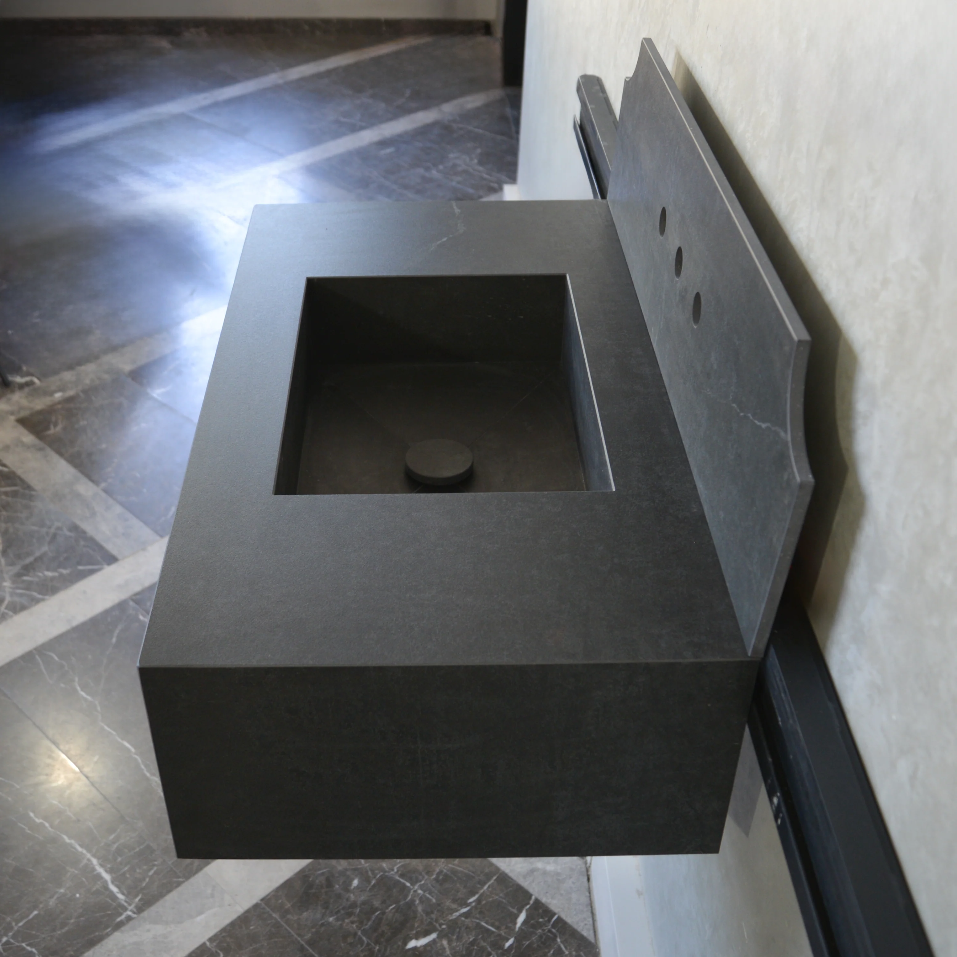 HANDCRAFTED DEKTON LAOS ENGINEERED PORCELAIN SINK (ES-060) - Image 4