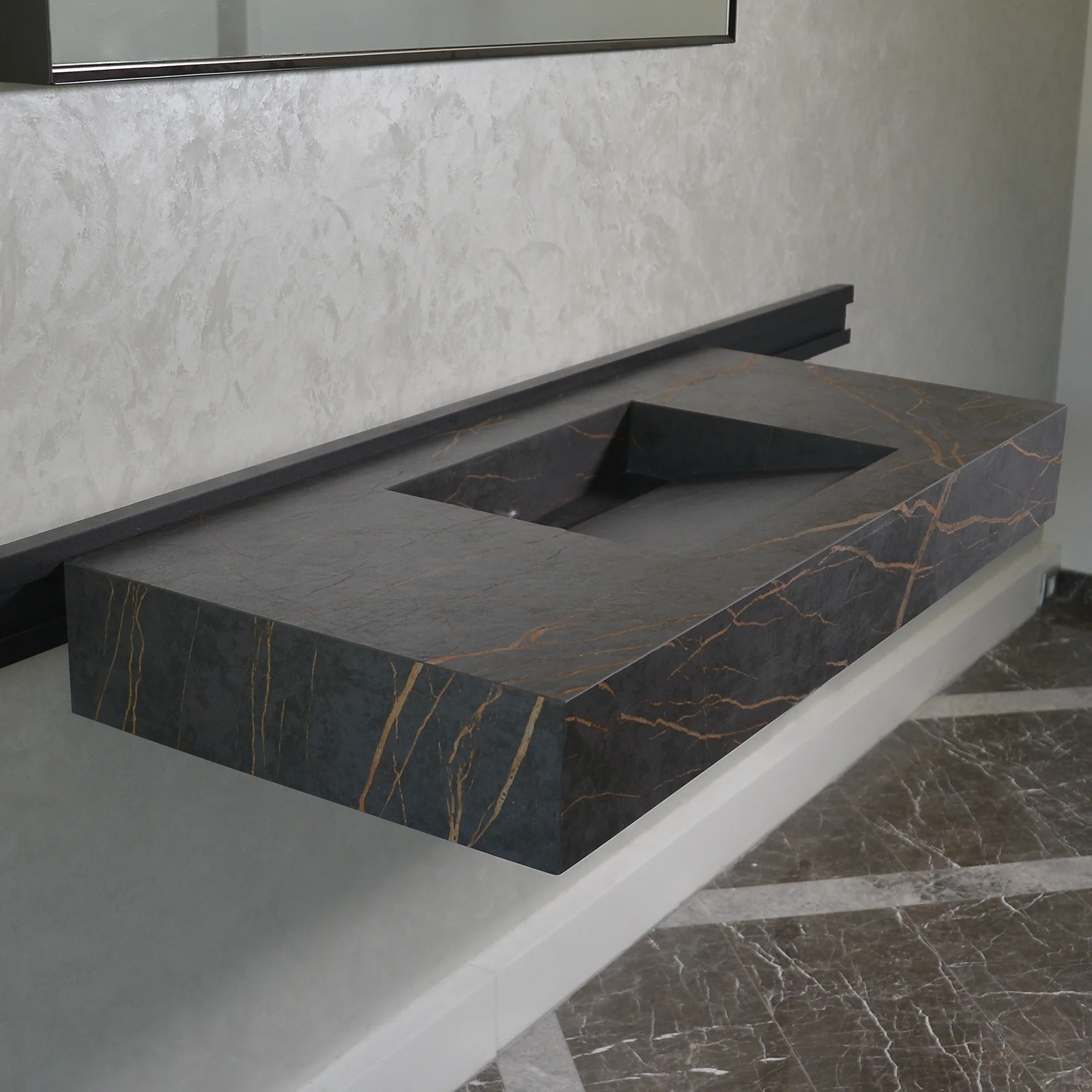 Handcrafted Dekton - Laurent Engineered Porcelain Sink (ES-054) - Image 2