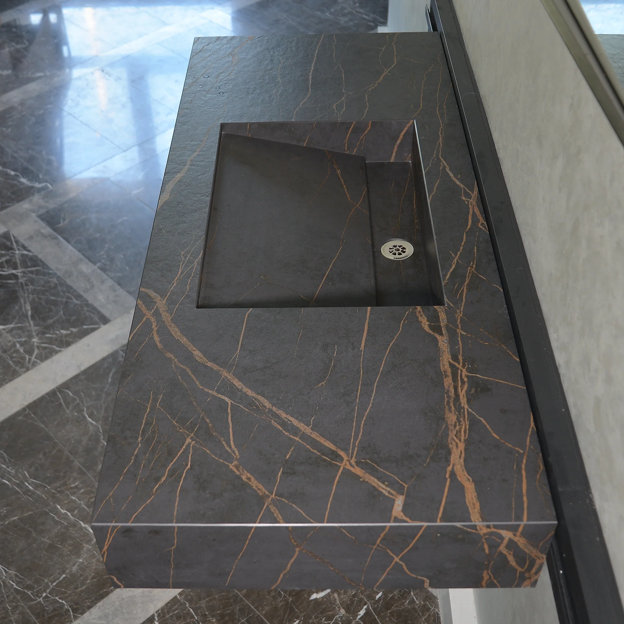 Handcrafted Dekton - Laurent Engineered Porcelain Sink (ES-054) - Image 5