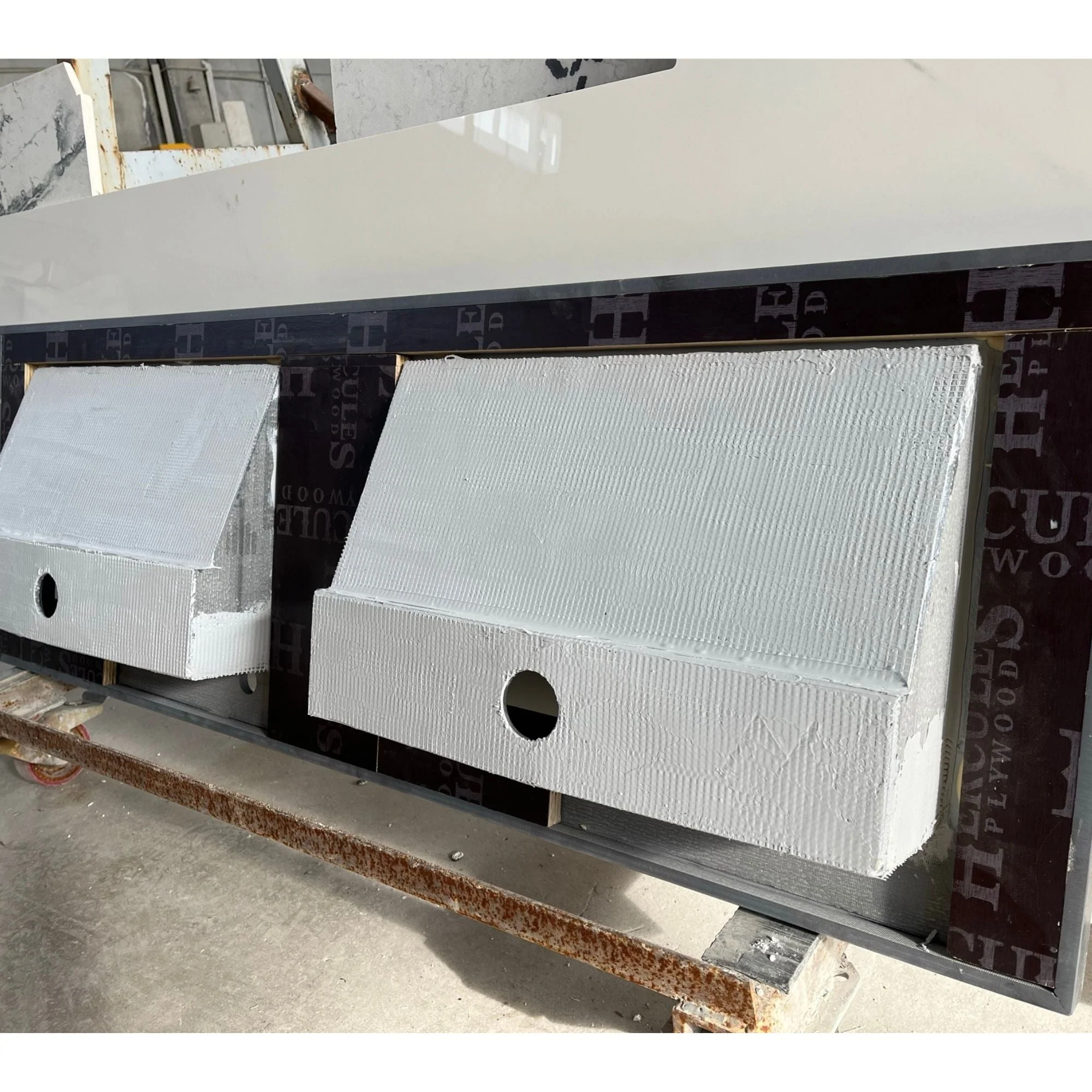 HANDCRAFTED DEKTON LAURENT ENGINEERED PORCELAIN SINK (ES-057) - Image 10