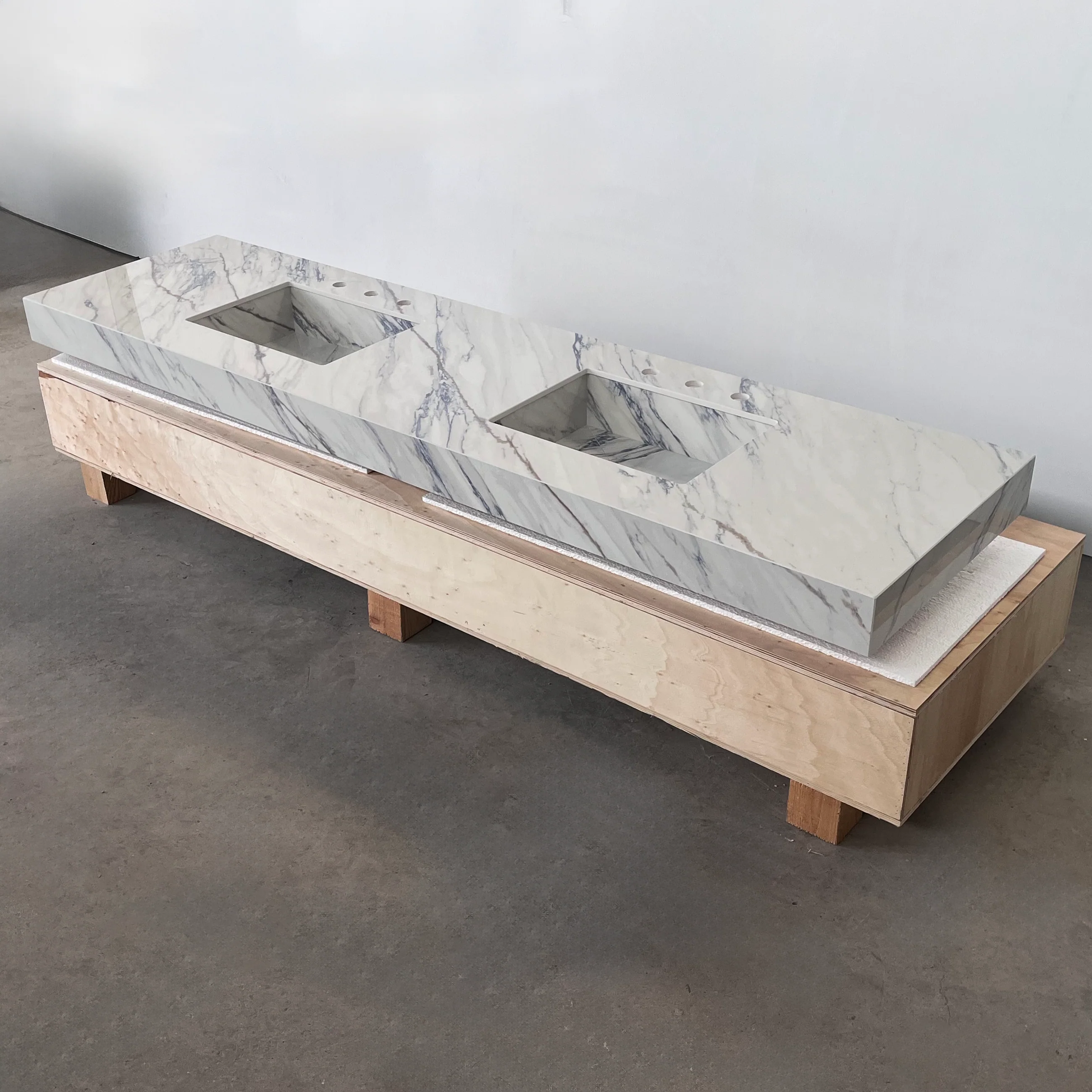 HANDCRAFTED DEKTON ONIRIKA TRANCE ENGINEERED PORCELAIN DOUBLE SINK (ES-094) - Image 5