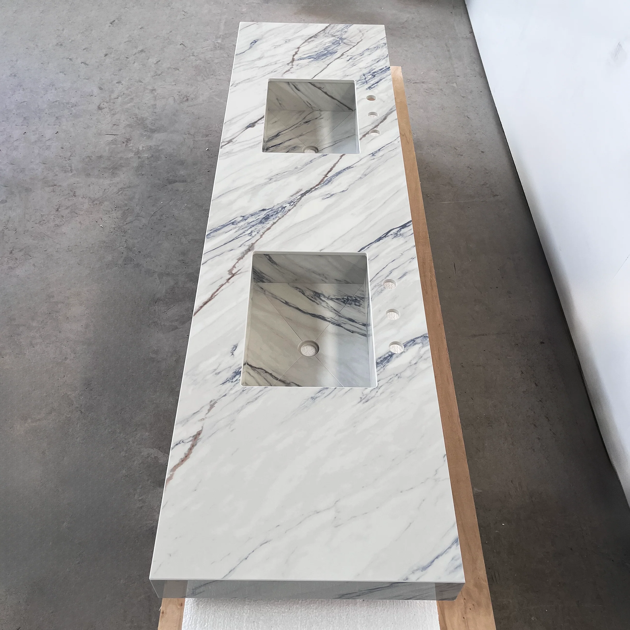 HANDCRAFTED DEKTON ONIRIKA TRANCE ENGINEERED PORCELAIN DOUBLE SINK (ES-094) - Image 6