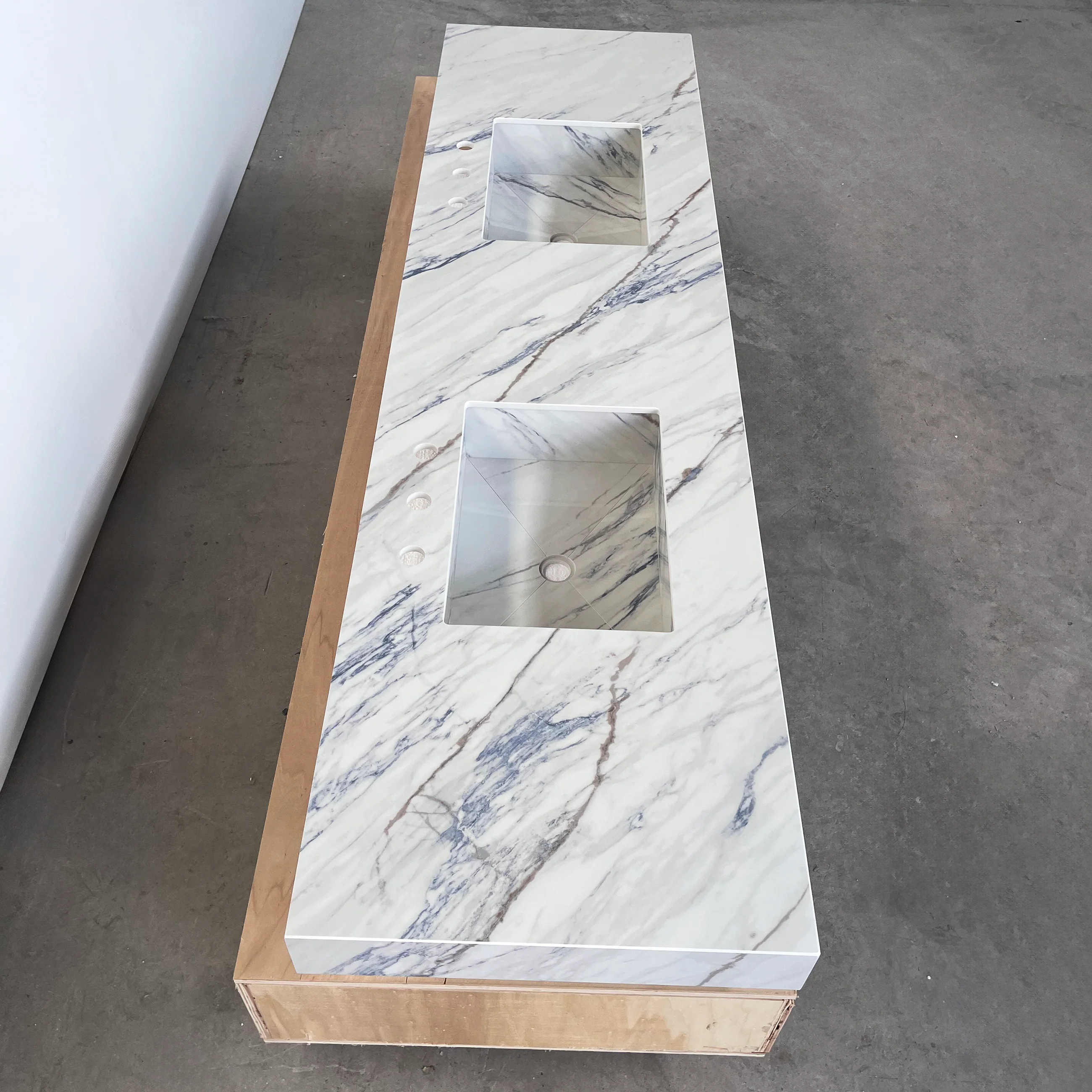 HANDCRAFTED DEKTON ONIRIKA TRANCE ENGINEERED PORCELAIN DOUBLE SINK (ES-094) - Image 7