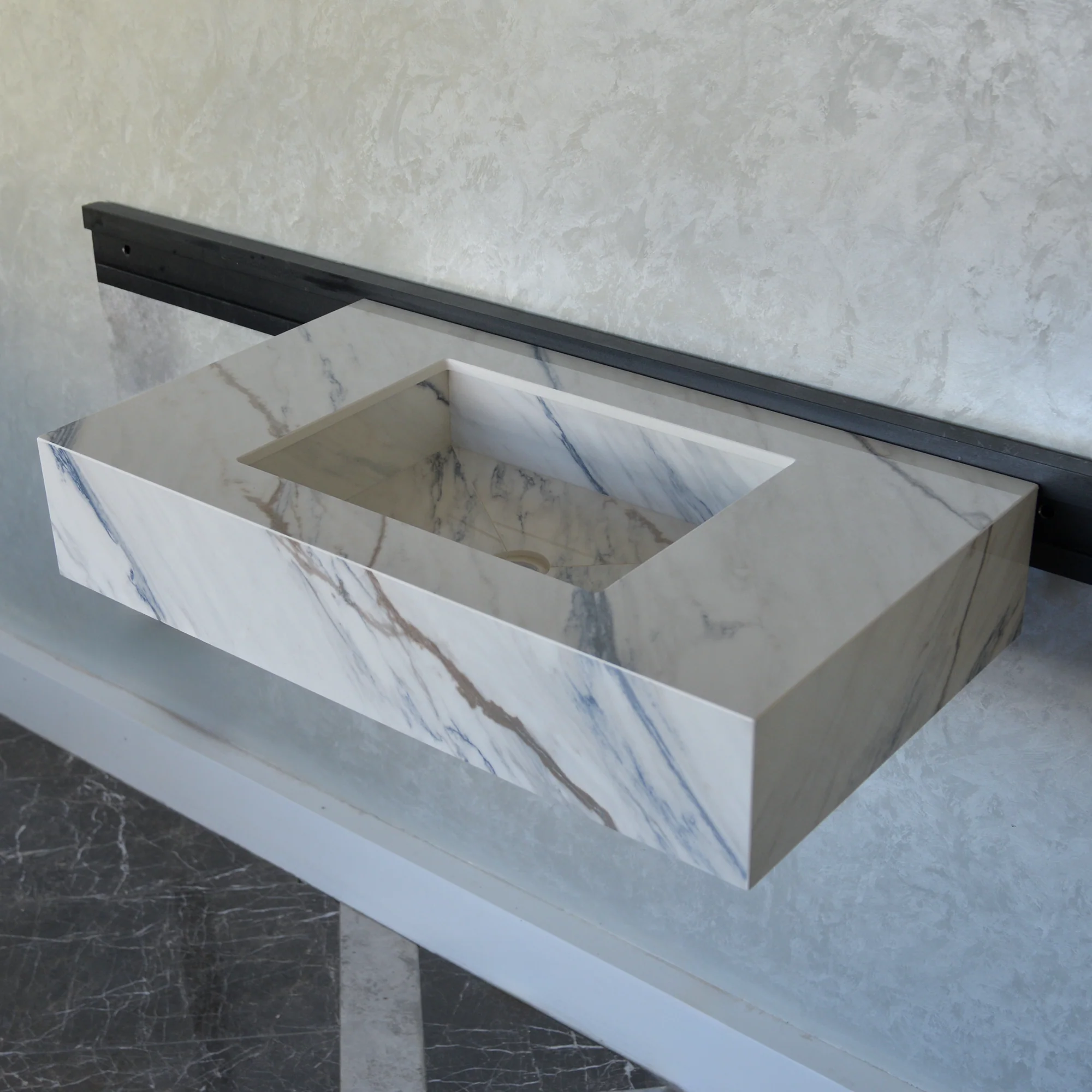 HANDCRAFTED DEKTON ONIRIKA TRANCE ENGINEERED PORCELAIN SINK (ES-035) - Image 10