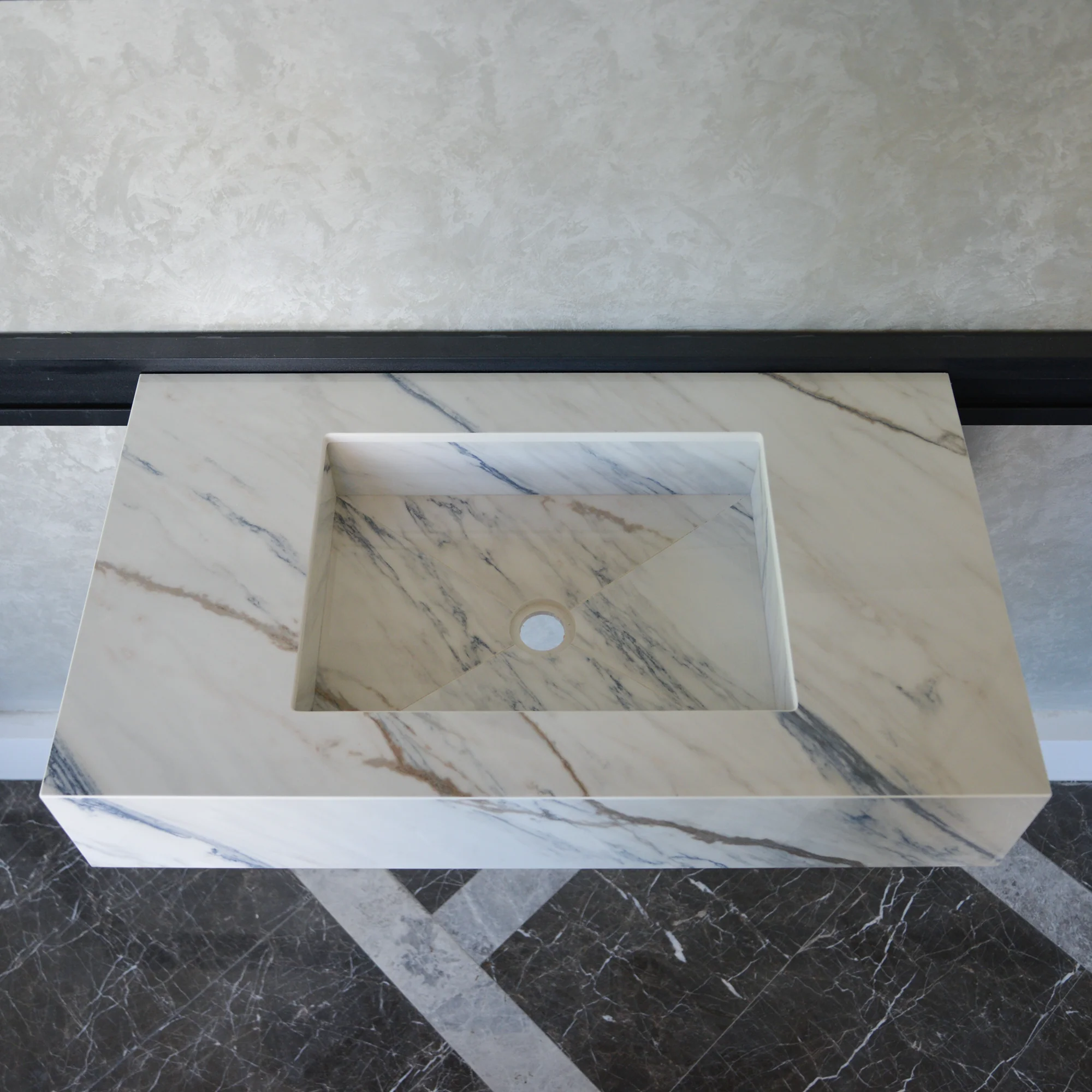 HANDCRAFTED DEKTON ONIRIKA TRANCE ENGINEERED PORCELAIN SINK (ES-035) - Image 4