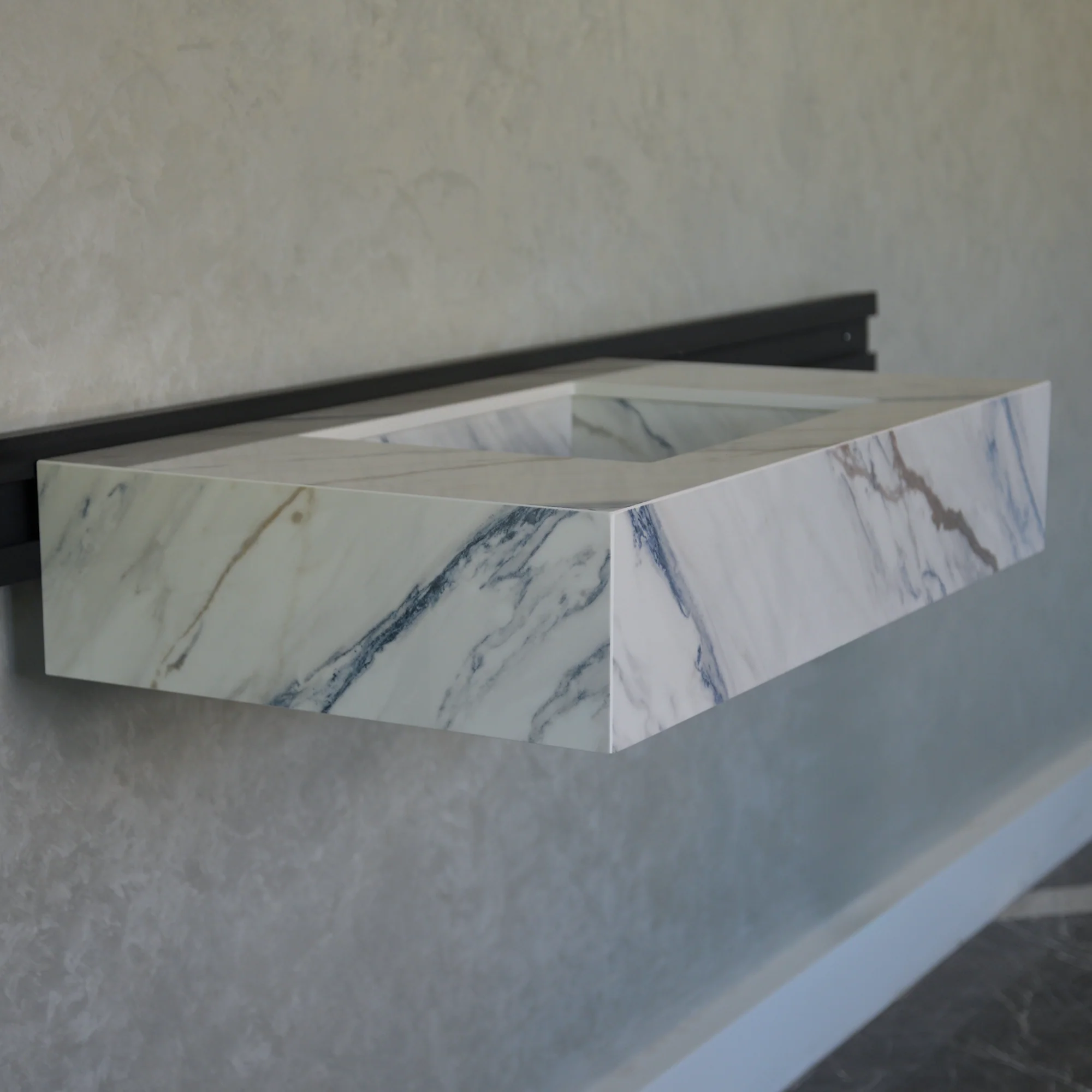 HANDCRAFTED DEKTON ONIRIKA TRANCE ENGINEERED PORCELAIN SINK (ES-035) - Image 5