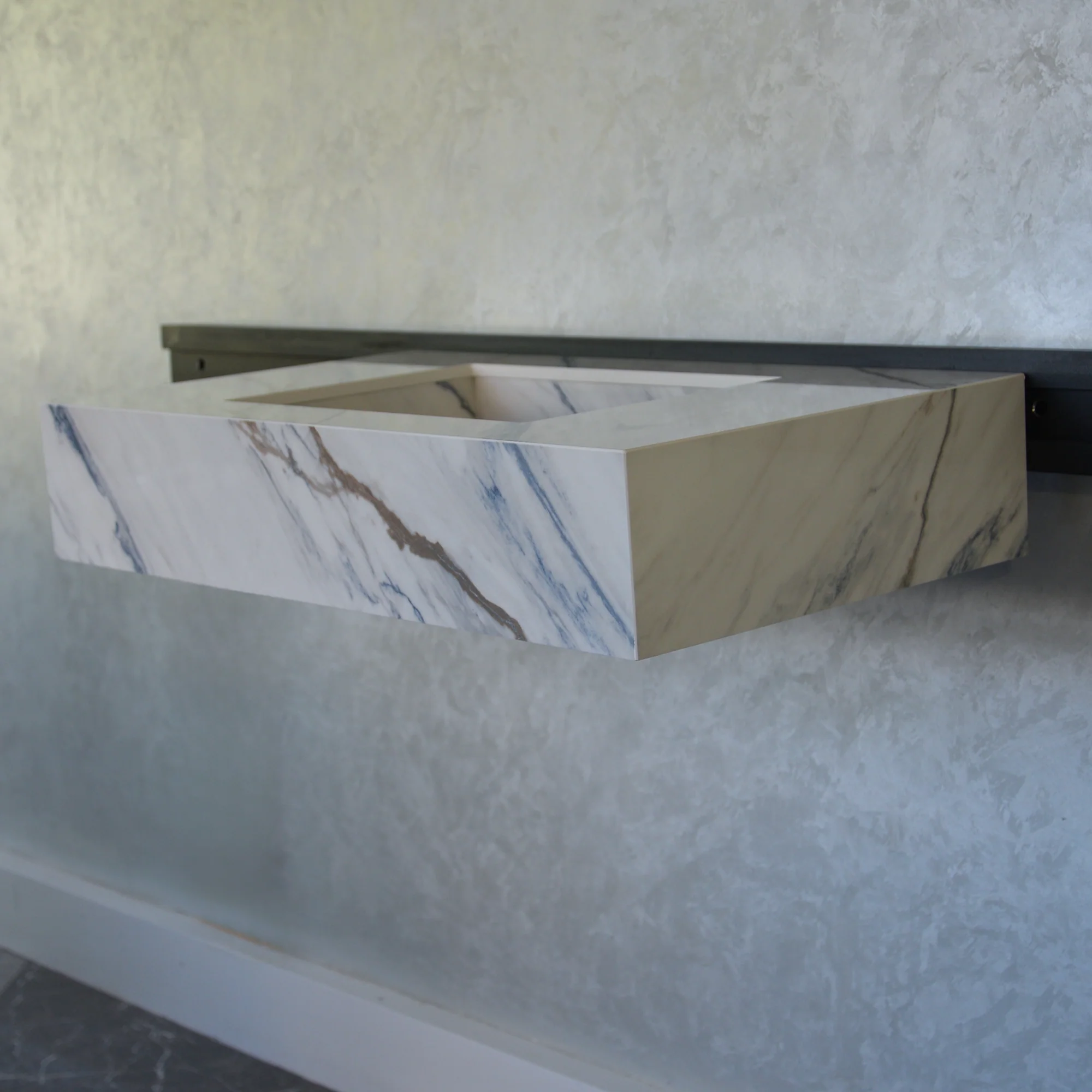 HANDCRAFTED DEKTON ONIRIKA TRANCE ENGINEERED PORCELAIN SINK (ES-035) - Image 6