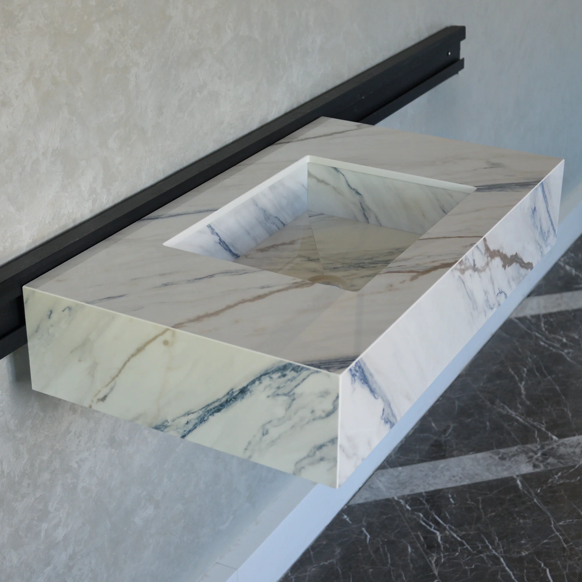 HANDCRAFTED DEKTON ONIRIKA TRANCE ENGINEERED PORCELAIN SINK (ES-035) - Image 9