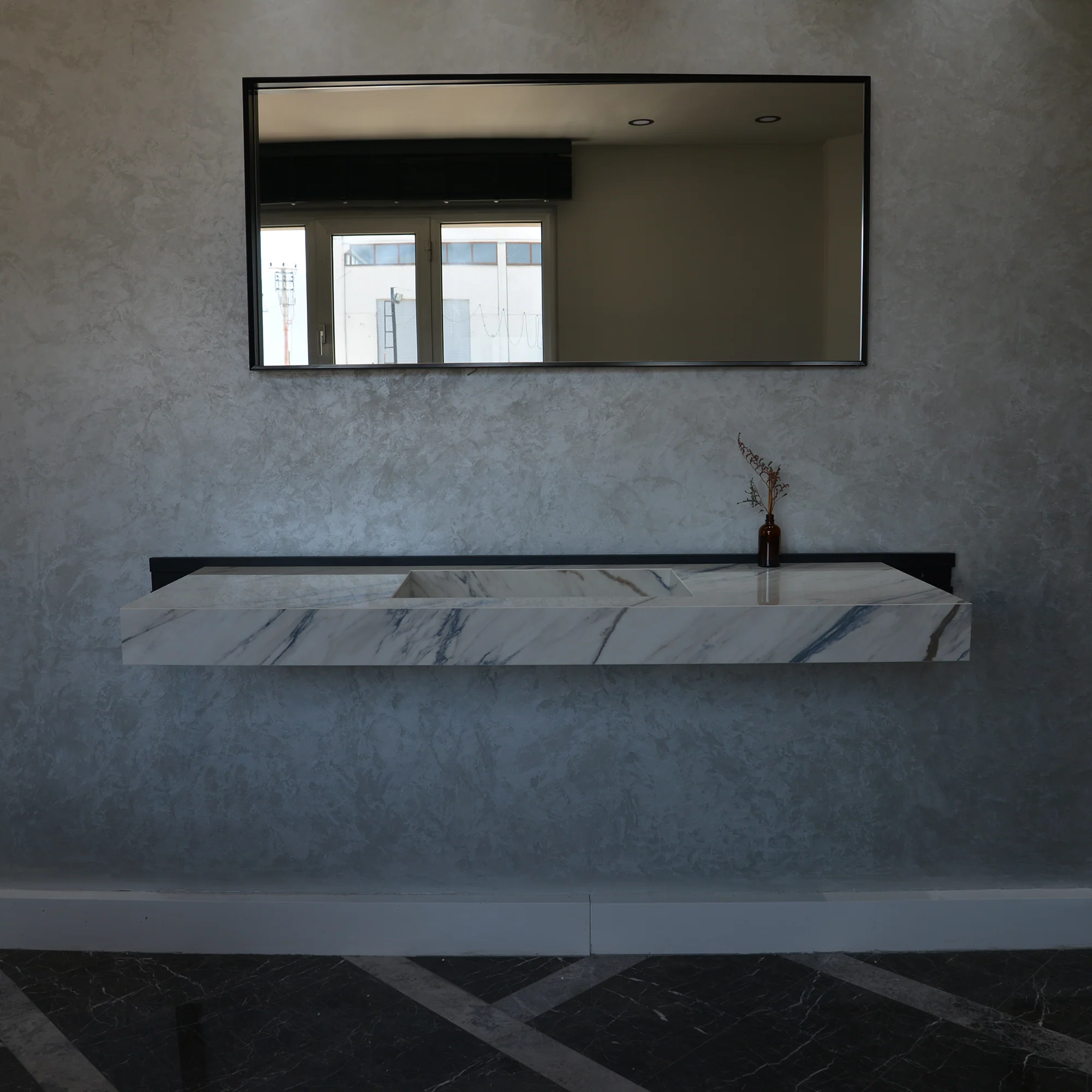 HANDCRAFTED DEKTON ONIRIKA TRANCE ENGINEERED PORCELAIN SINK (ES-054) - Image 10