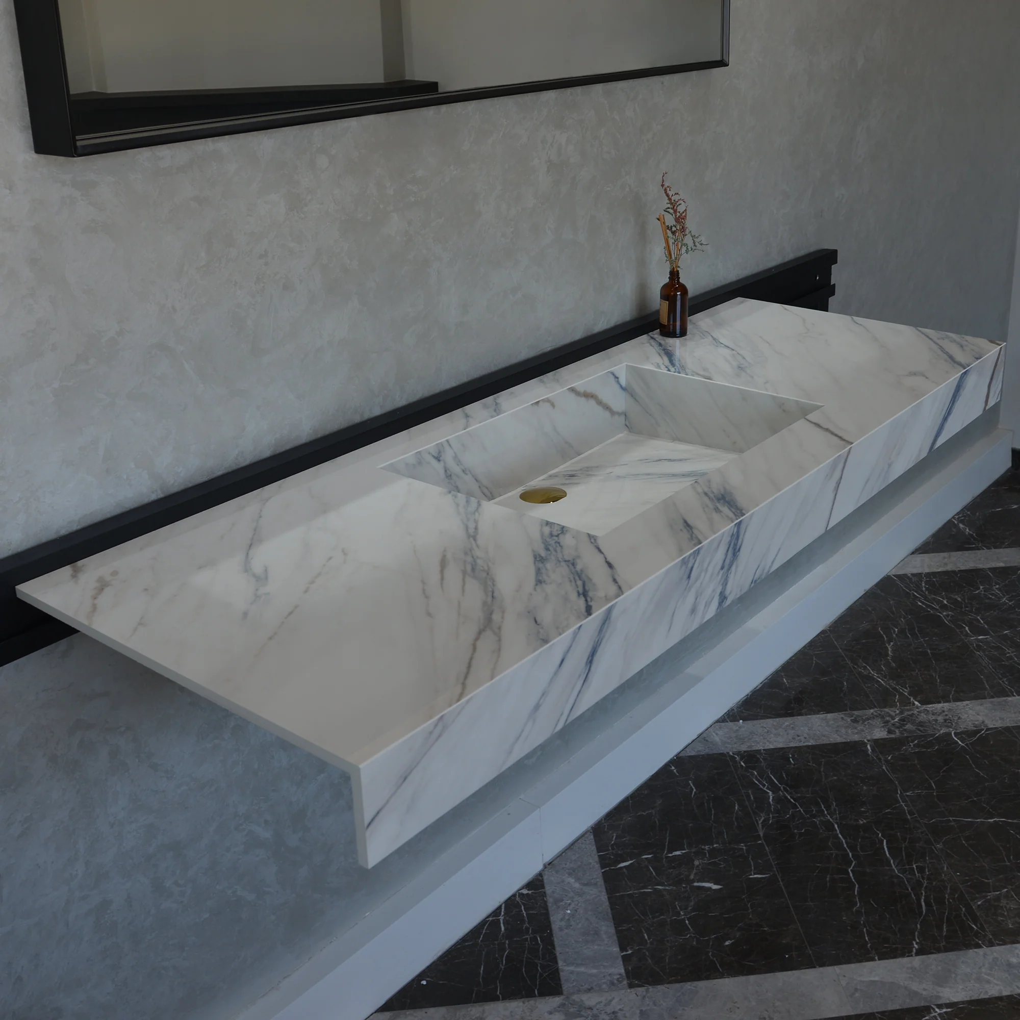 HANDCRAFTED DEKTON ONIRIKA TRANCE ENGINEERED PORCELAIN SINK (ES-054) - Image 6