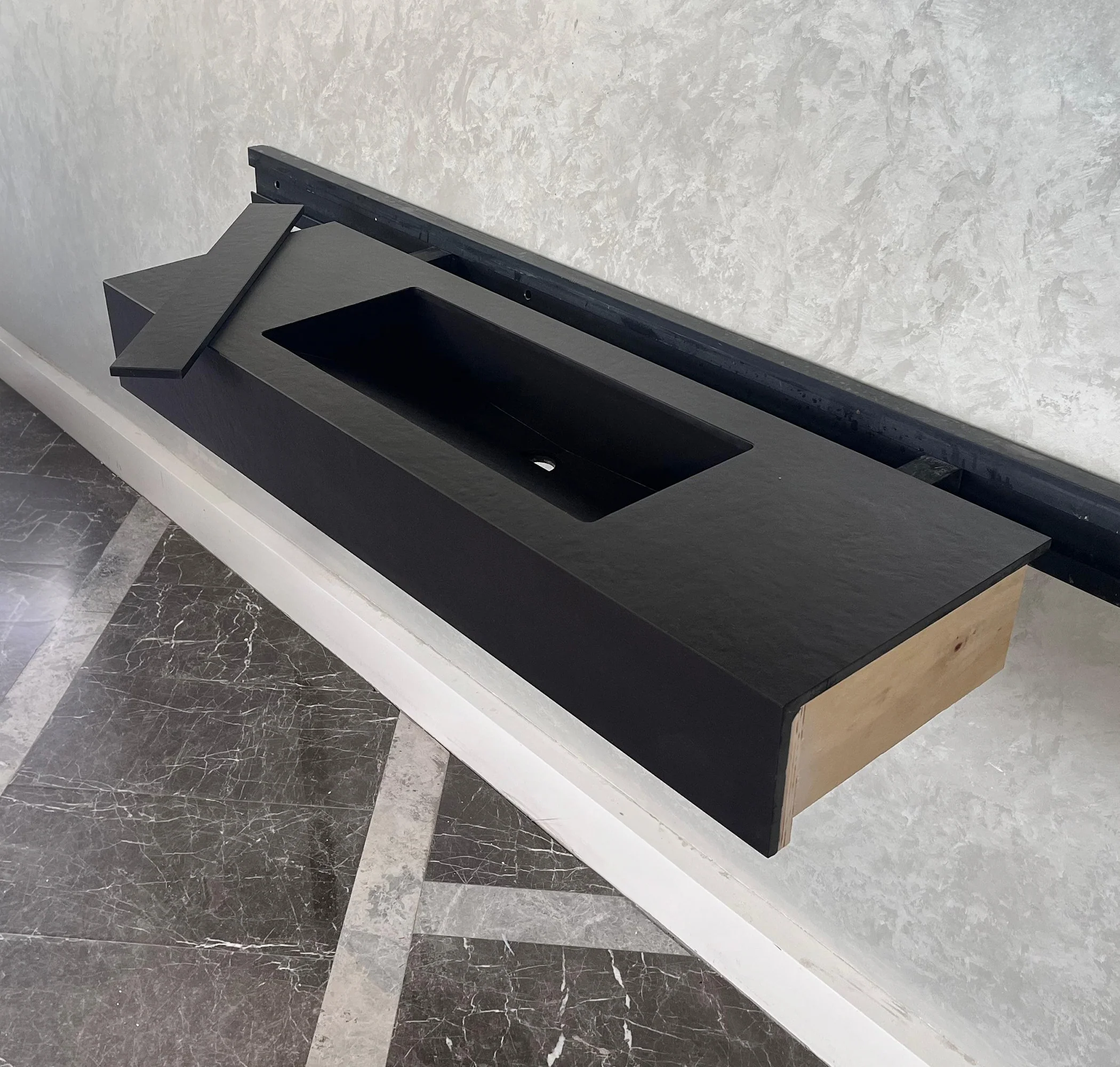 HANDCRAFTED DEKTON SIRIUS ENGINEERED PORCELAIN SINK (ES-042) - Image 4