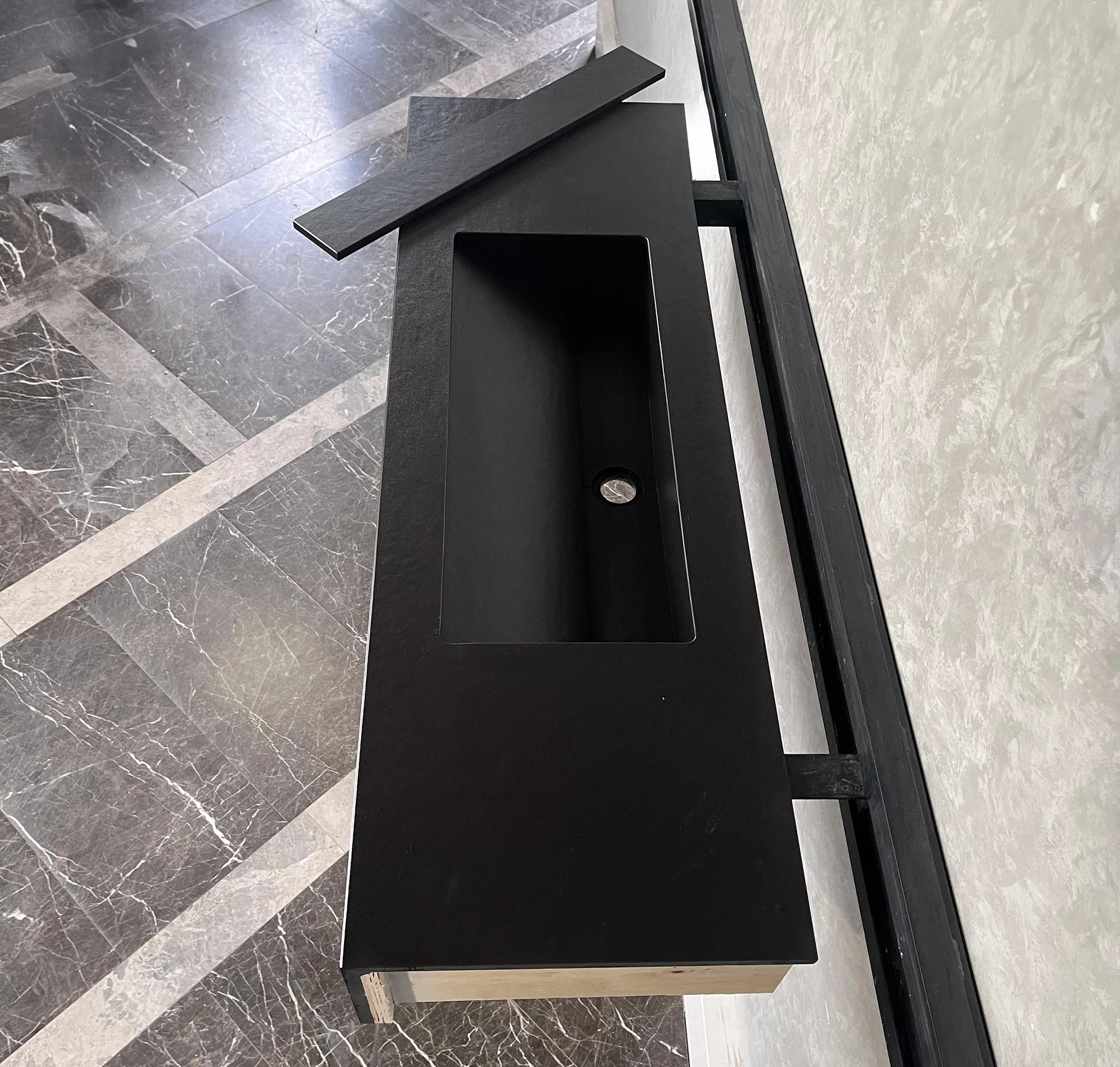 HANDCRAFTED DEKTON SIRIUS ENGINEERED PORCELAIN SINK (ES-042) - Image 5