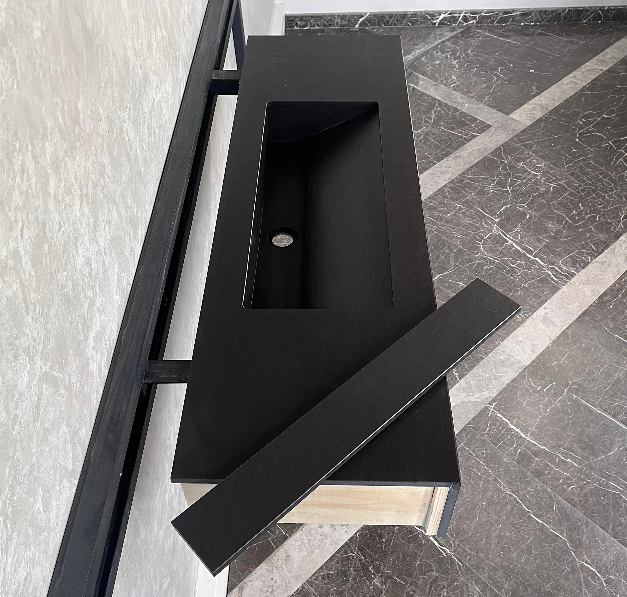 HANDCRAFTED DEKTON SIRIUS ENGINEERED PORCELAIN SINK (ES-042) - Image 6