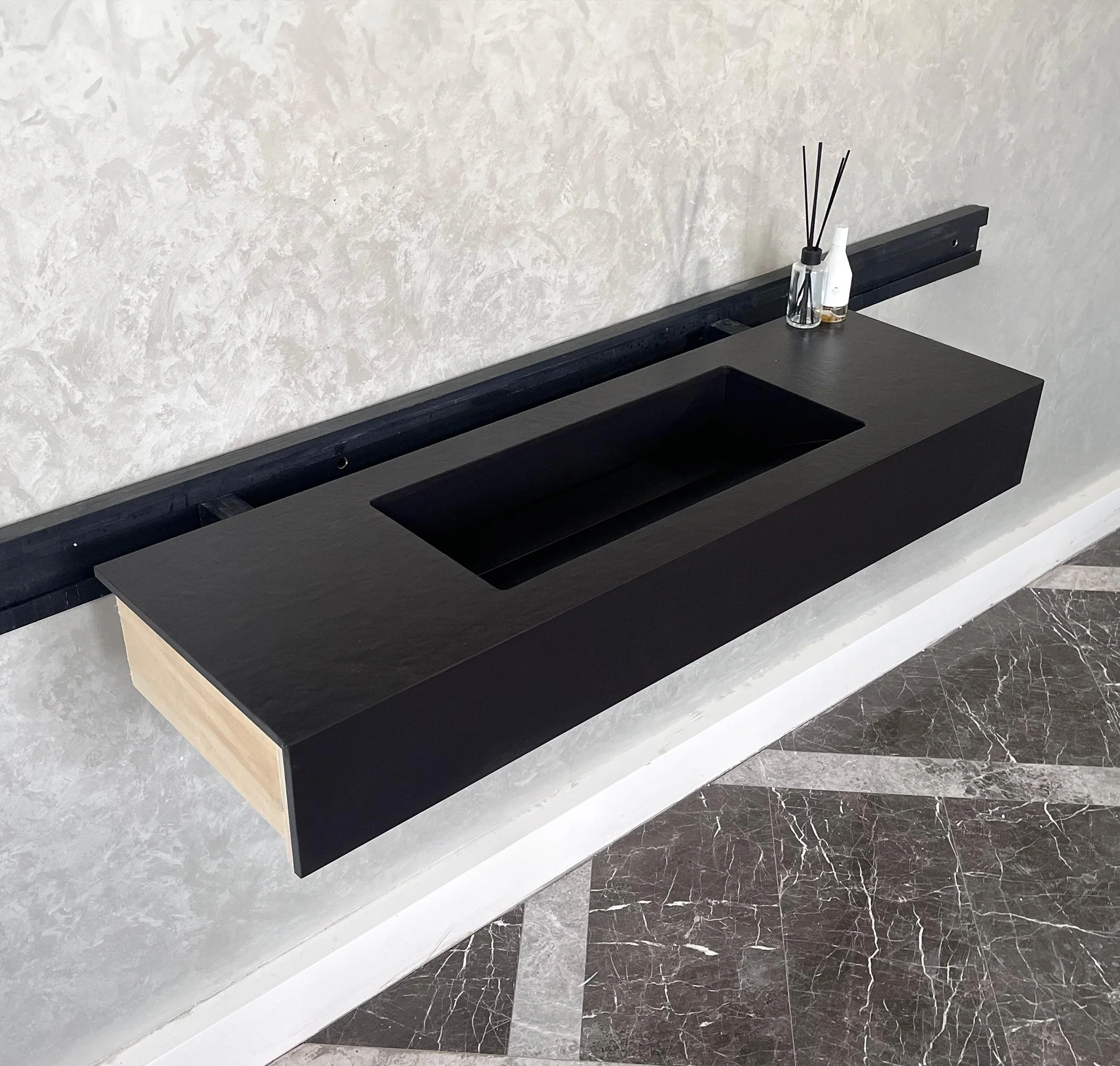 HANDCRAFTED DEKTON SIRIUS ENGINEERED PORCELAIN SINK (ES-042) - Image 9