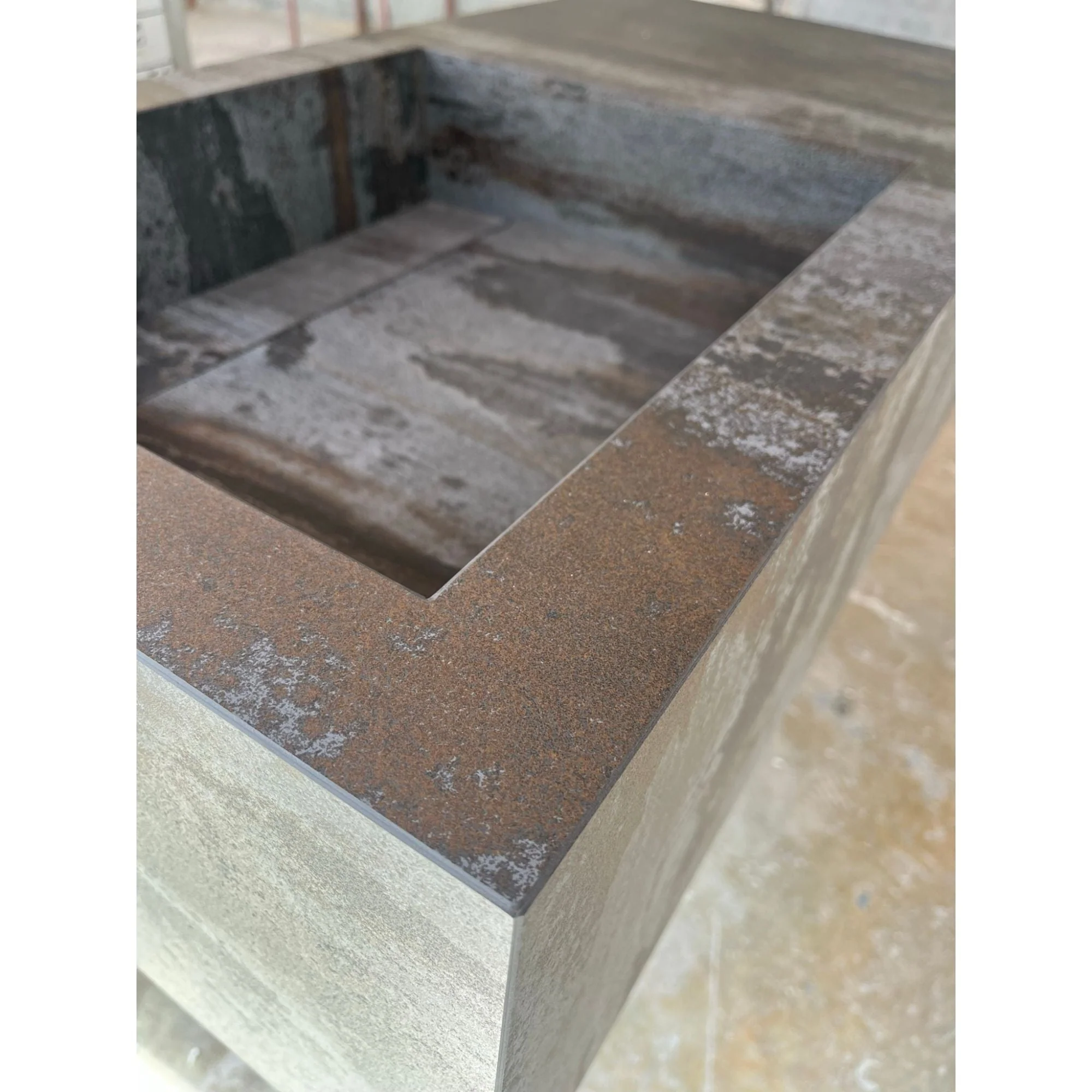 HANDCRAFTED DEKTON TRILLIUM ENGINEERED PORCELAIN SINK (ES-065) - Image 12