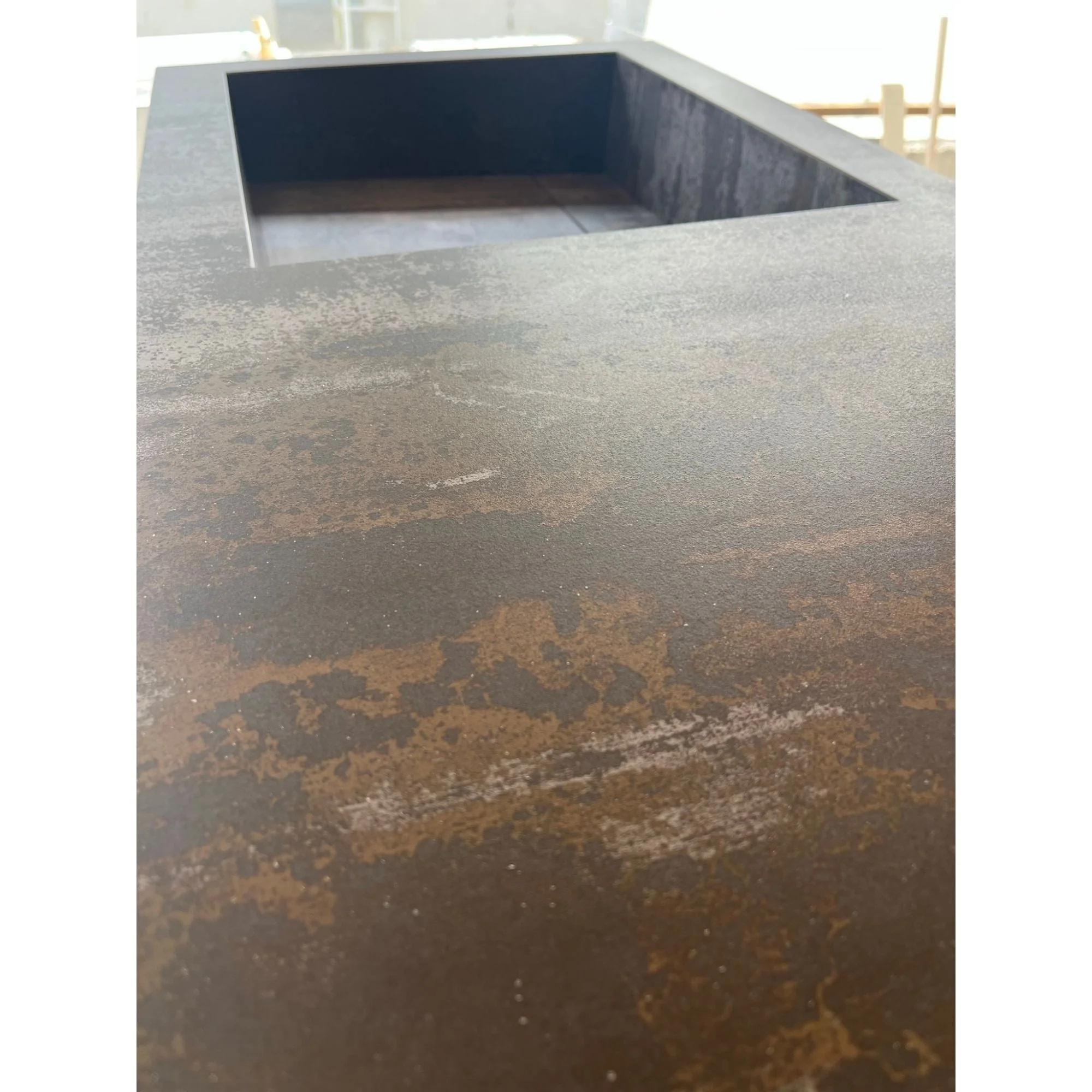 HANDCRAFTED DEKTON TRILLIUM ENGINEERED PORCELAIN SINK (ES-065) - Image 2