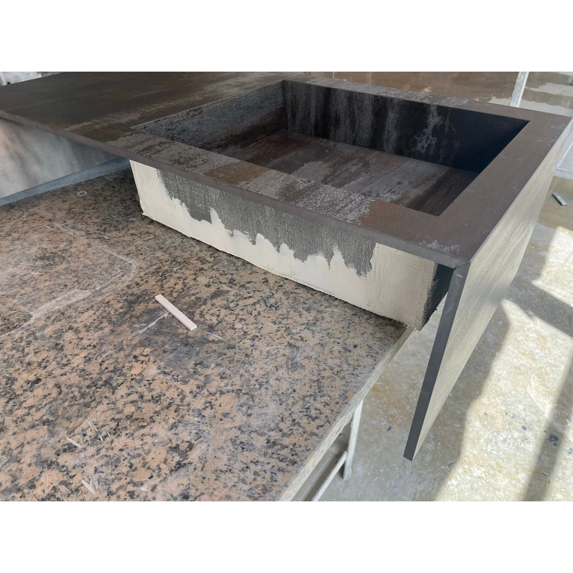 HANDCRAFTED DEKTON TRILLIUM ENGINEERED PORCELAIN SINK (ES-065) - Image 5