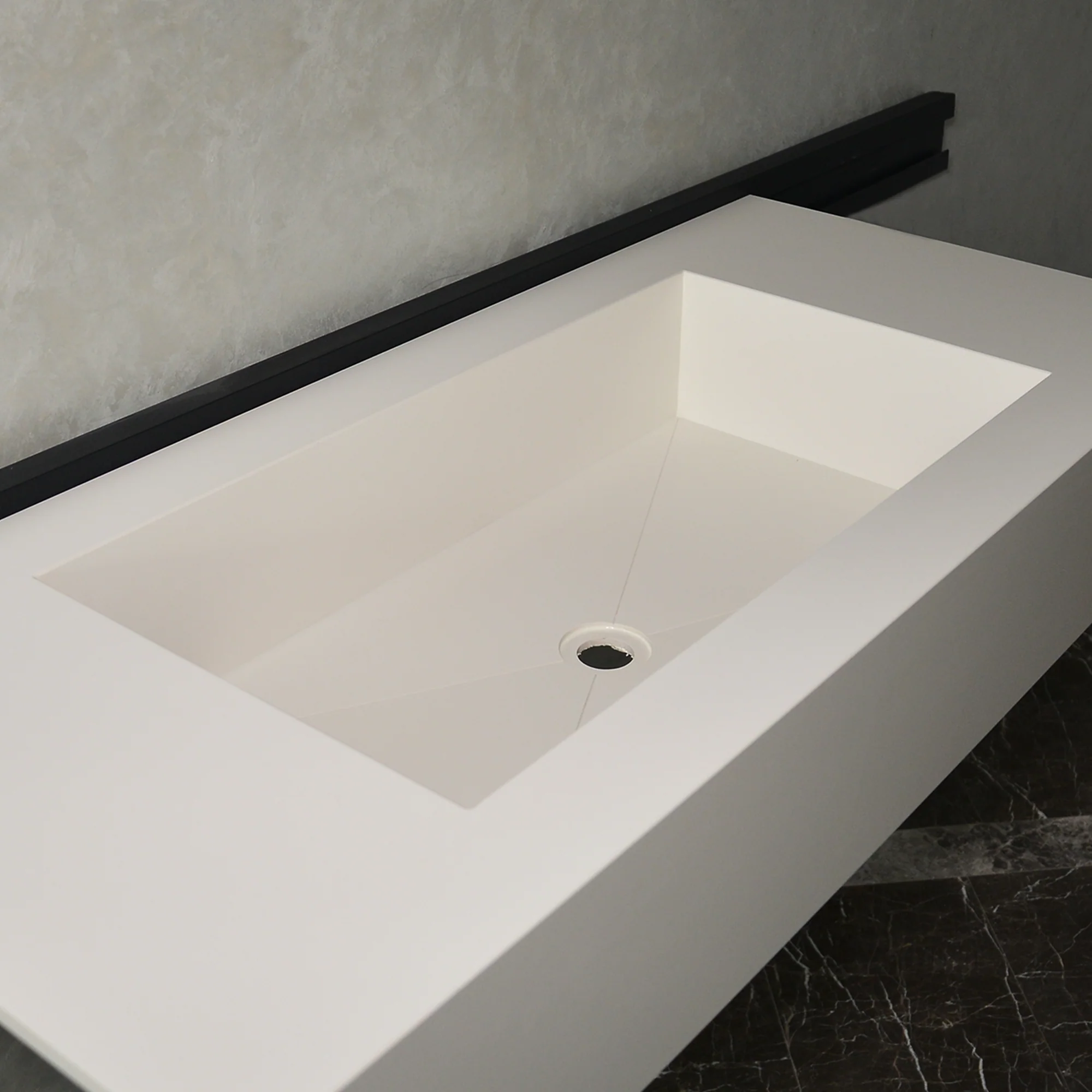 HANDCRAFTED INFINITY ABSOLUTE WHITE ENGINEERED PORCELAIN SINK (ES-062) - Image 7
