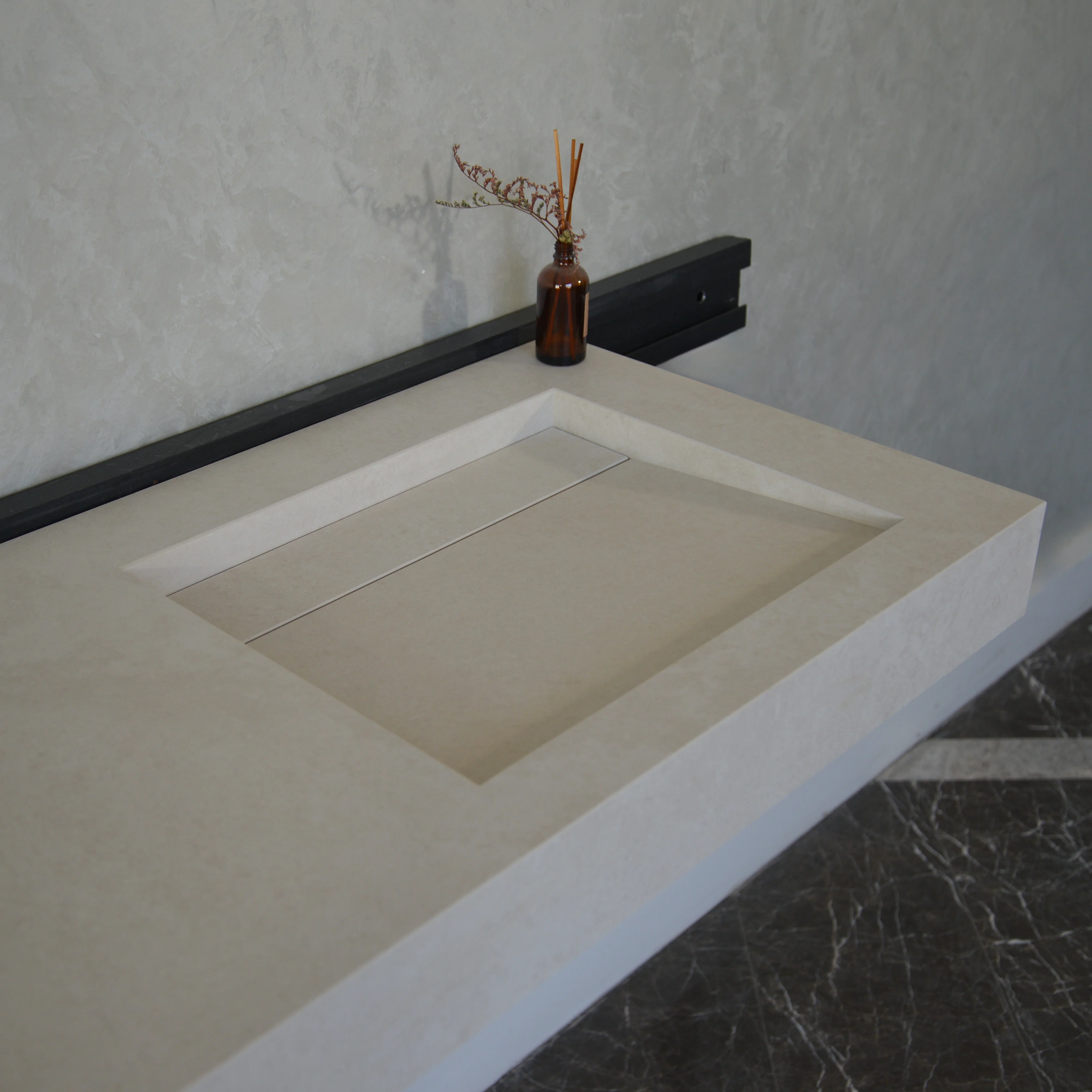 HANDCRAFTED INFINITY CHIANCA DI OSTUNI HIGH ENGINEERED PORCELAIN DOUBLE SINK (ES-053) - Image 7