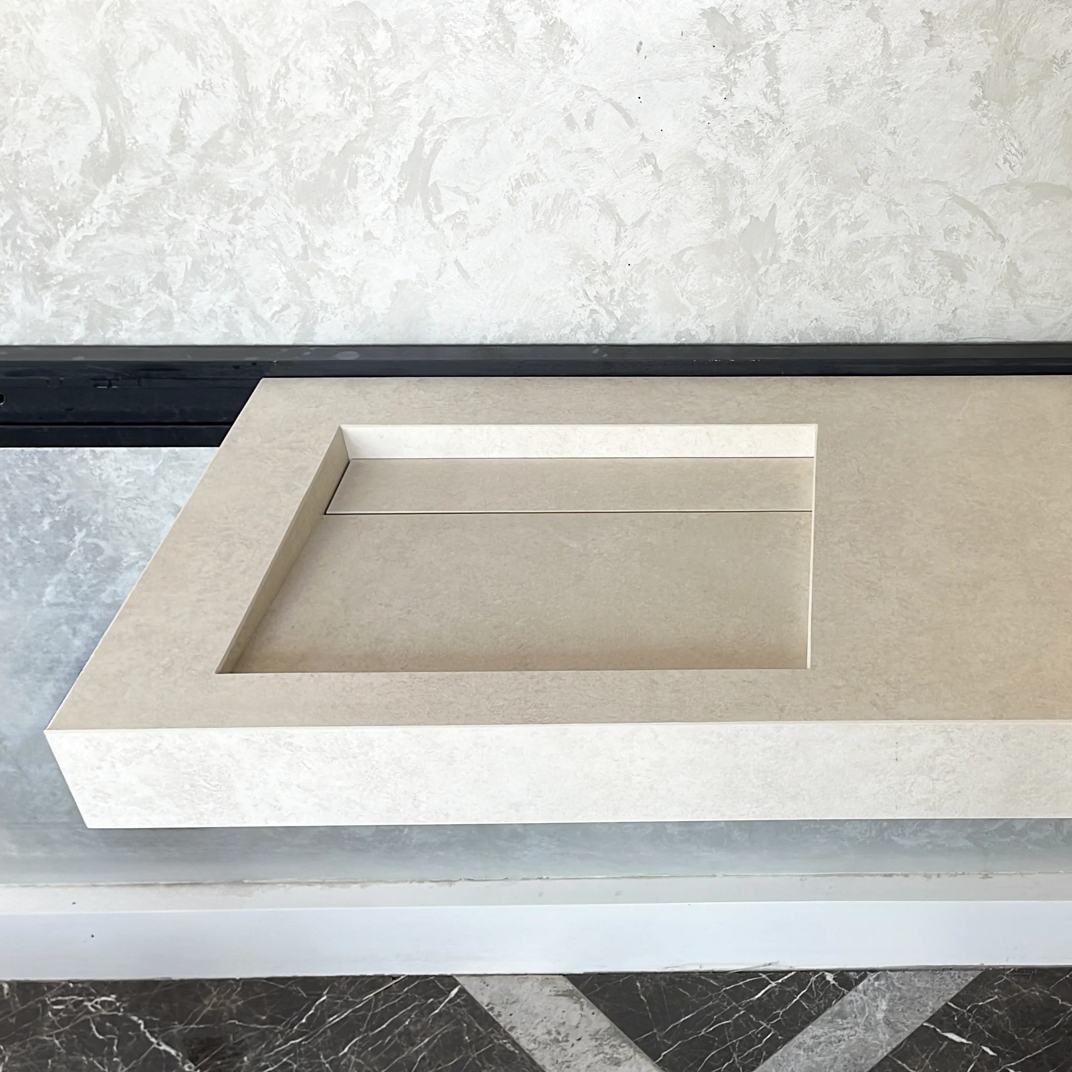 HANDCRAFTED INFINITY CHIANCA DI OSTUNI HIGH ENGINEERED PORCELAIN SINK (ES-044) - Image 2
