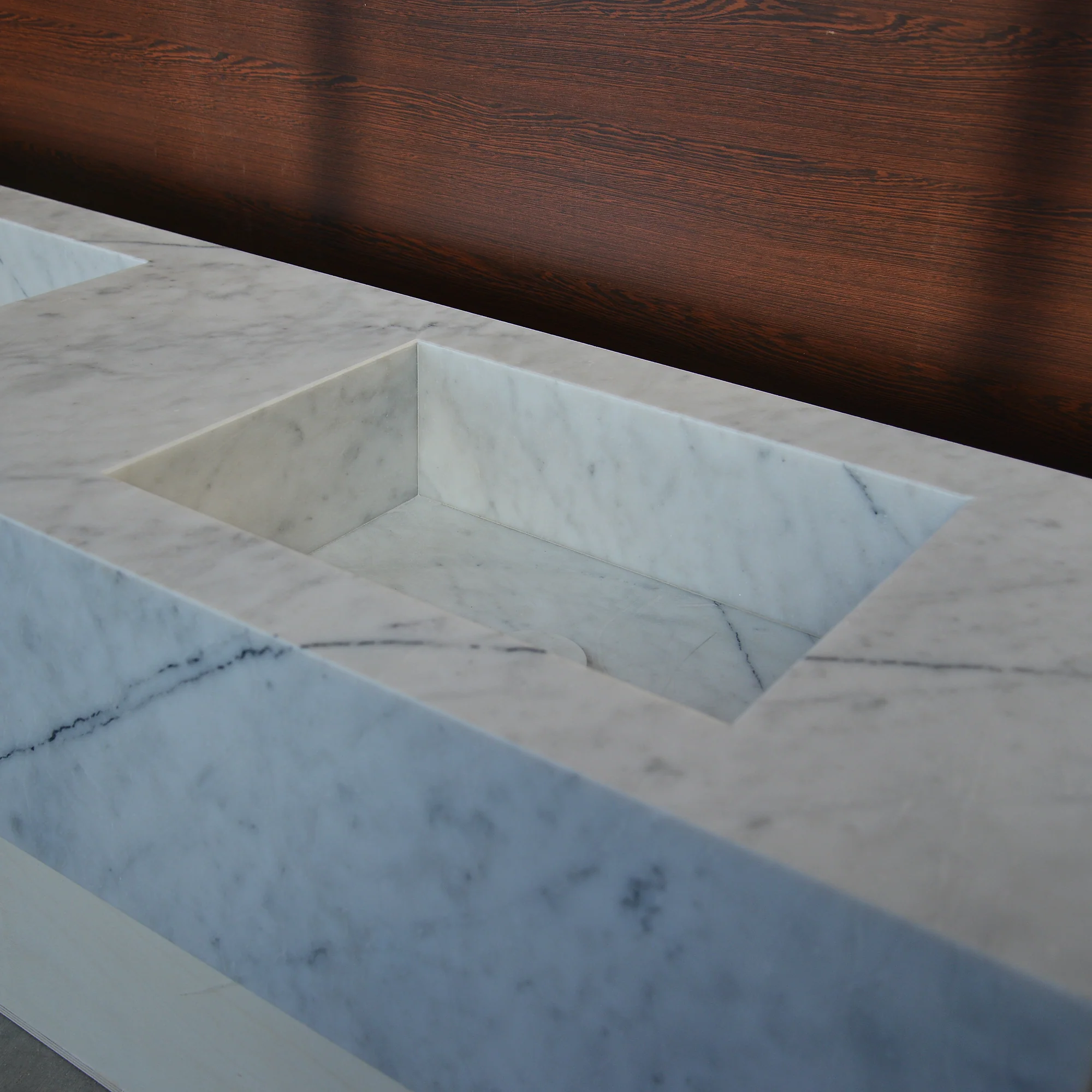 HANDCRAFTED LILAC CUSTOM MARBLE SINK (NS-222) - Image 10