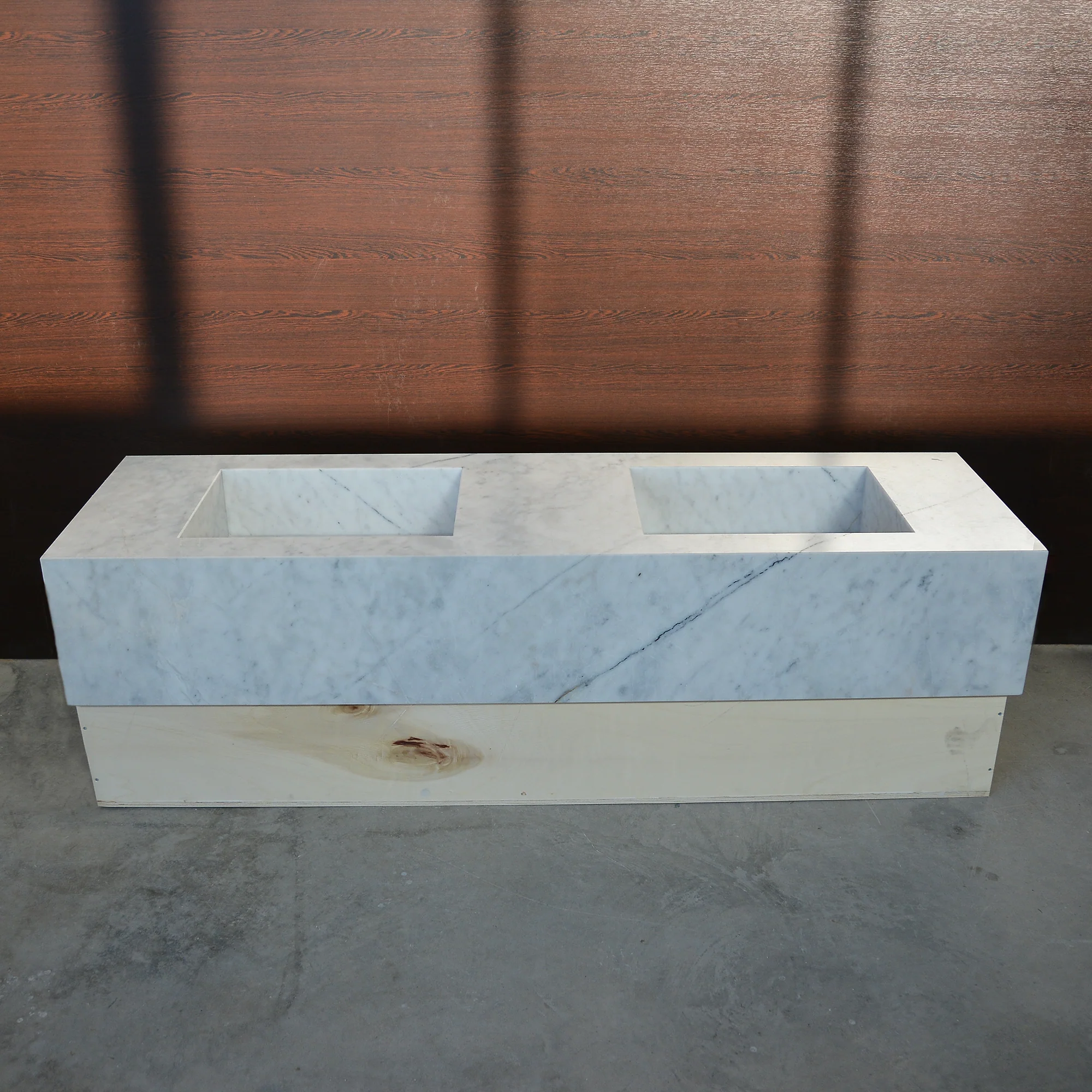 HANDCRAFTED LILAC CUSTOM MARBLE SINK (NS-222) - Image 4