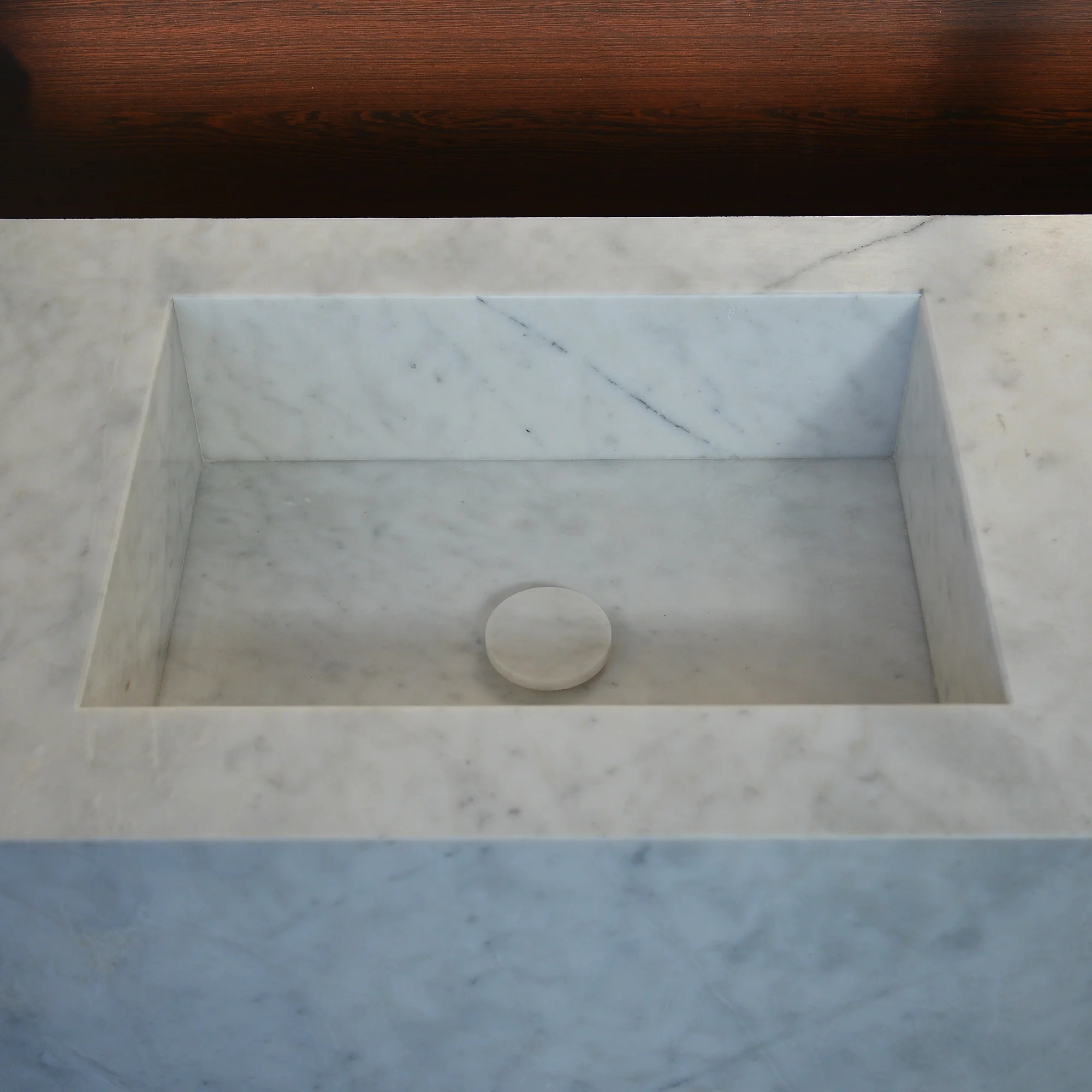 HANDCRAFTED LILAC CUSTOM MARBLE SINK (NS-222) - Image 8