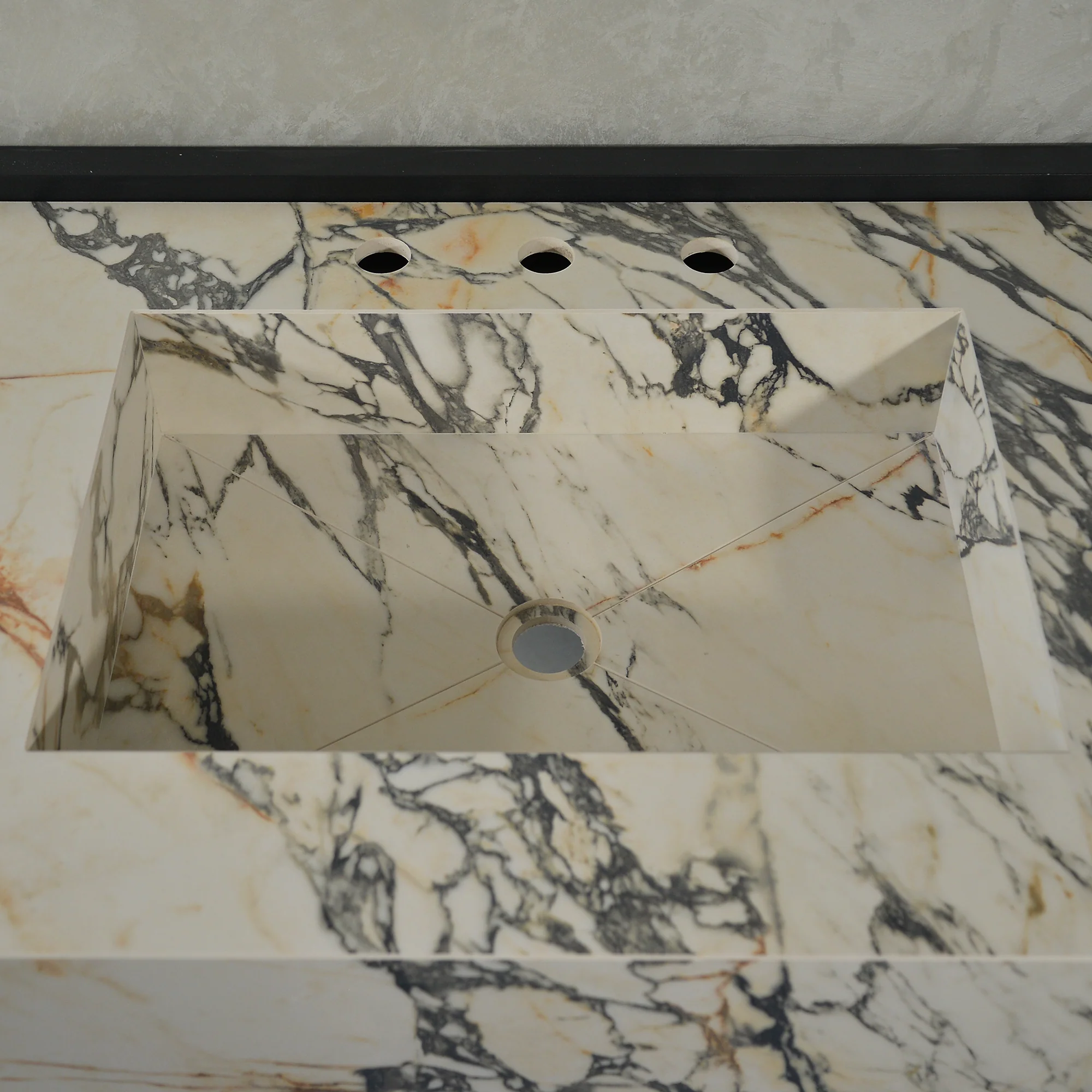 HANDCRAFTED MATERIA CORCHIA GOLD ENGINEERED PORCELAIN SINK (ES-050) - Image 10