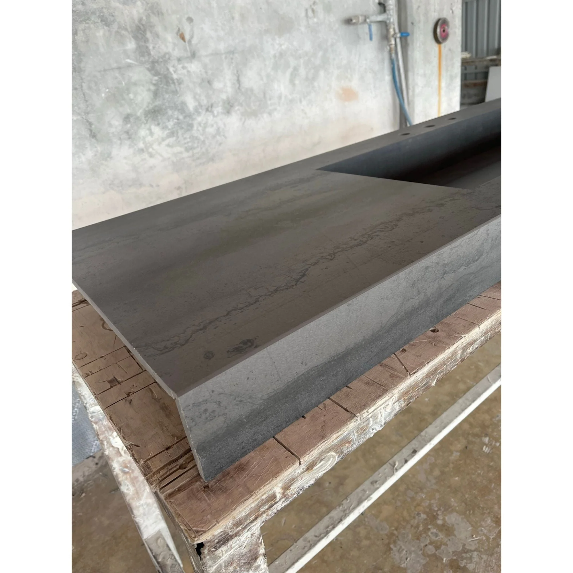 HANDCRAFTED METAL DARK ENGINEERED PORCELAIN SINK (ES-070) - Image 20