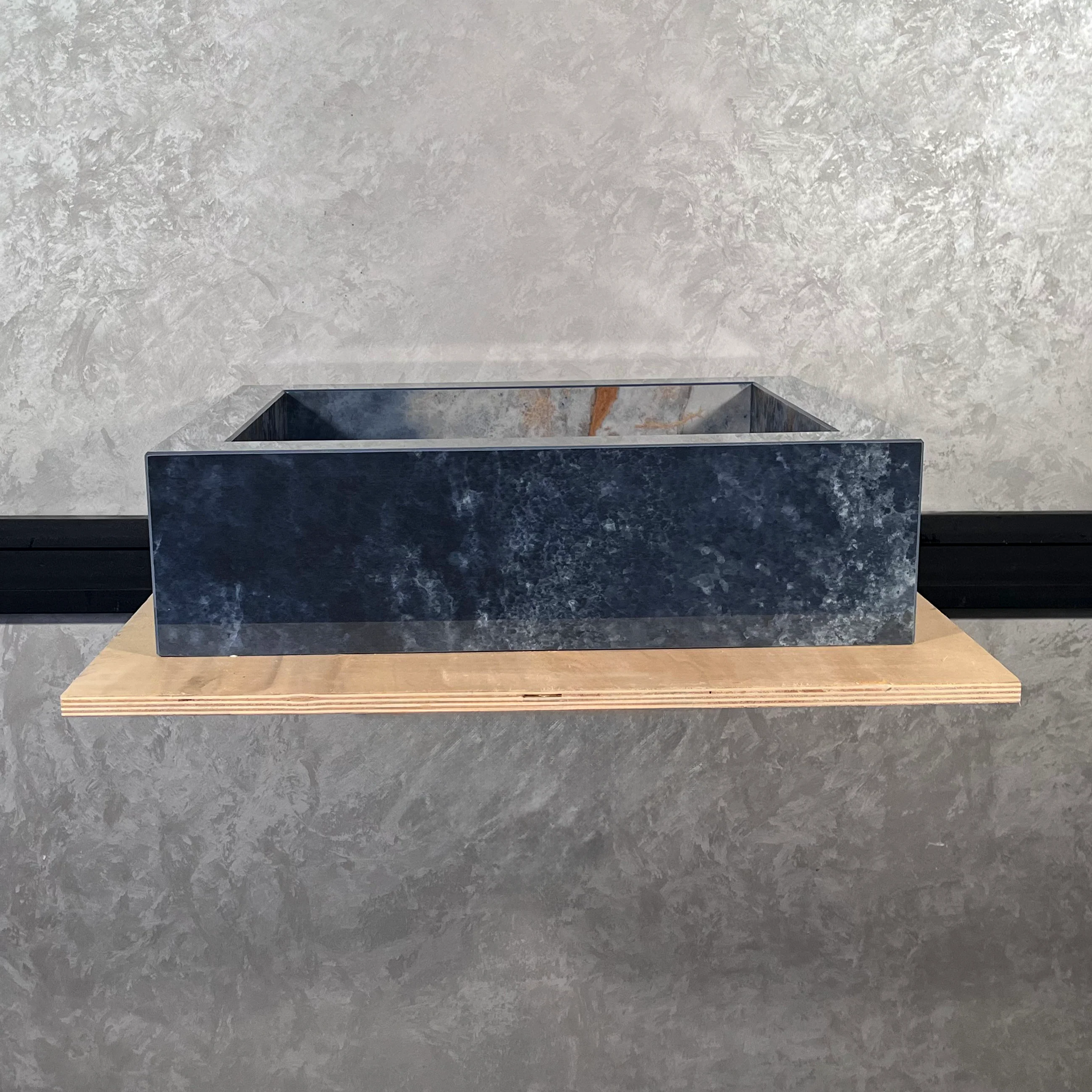 HANDCRAFTED OCEAN BLUE HIGH ENGINEERED STONE SINK (ES-032) - Image 7