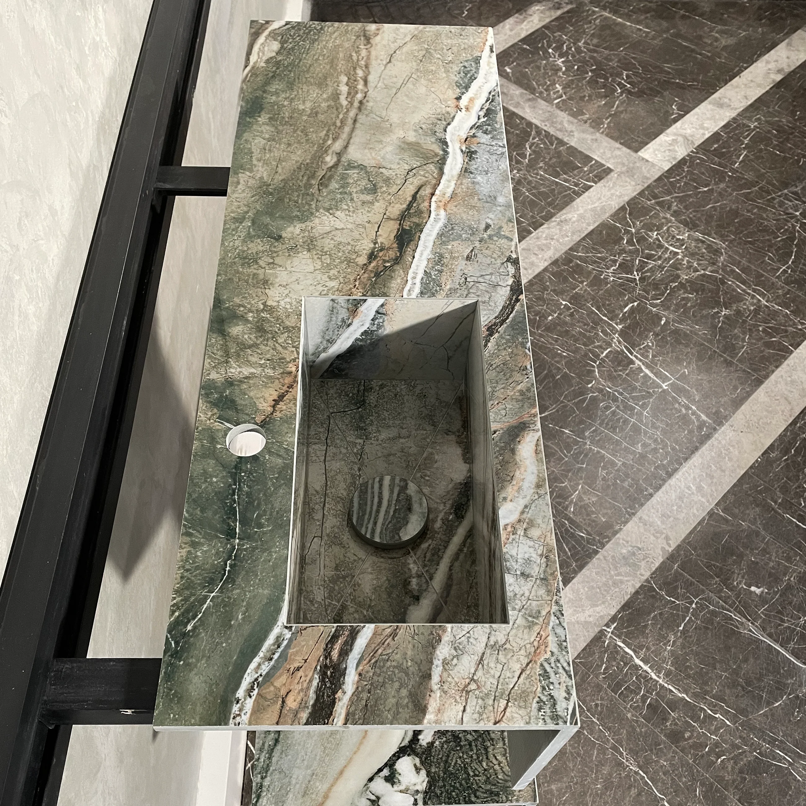 HANDCRAFTED PEACOCK HIGH ENGINEERED PORCELAIN SINK (ES-054) - Image 7