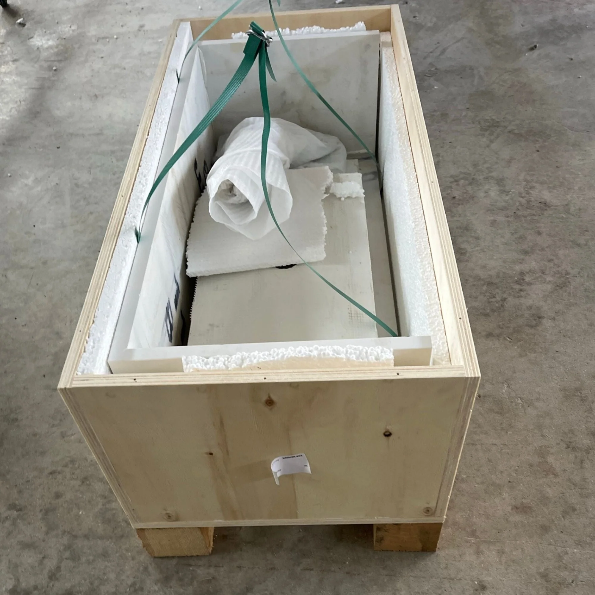 HANDCRAFTED WHITE QUARTZ SINK (QU-052) - Image 10