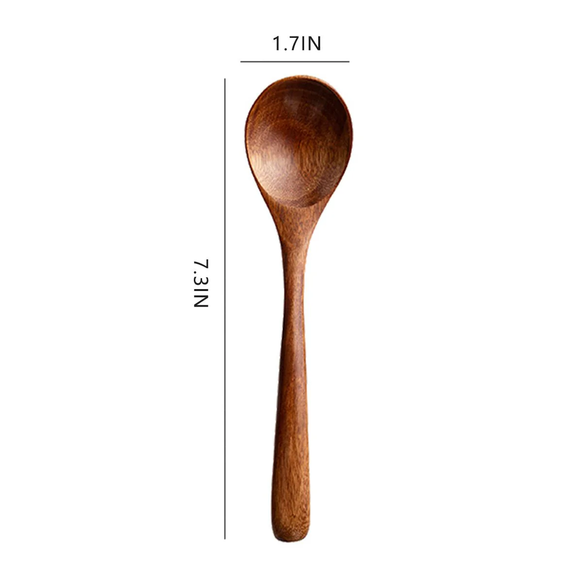 Handcrafted Wooden Spoons Set – Geometric Pattern Eco-Friendly Utensils - Image 6