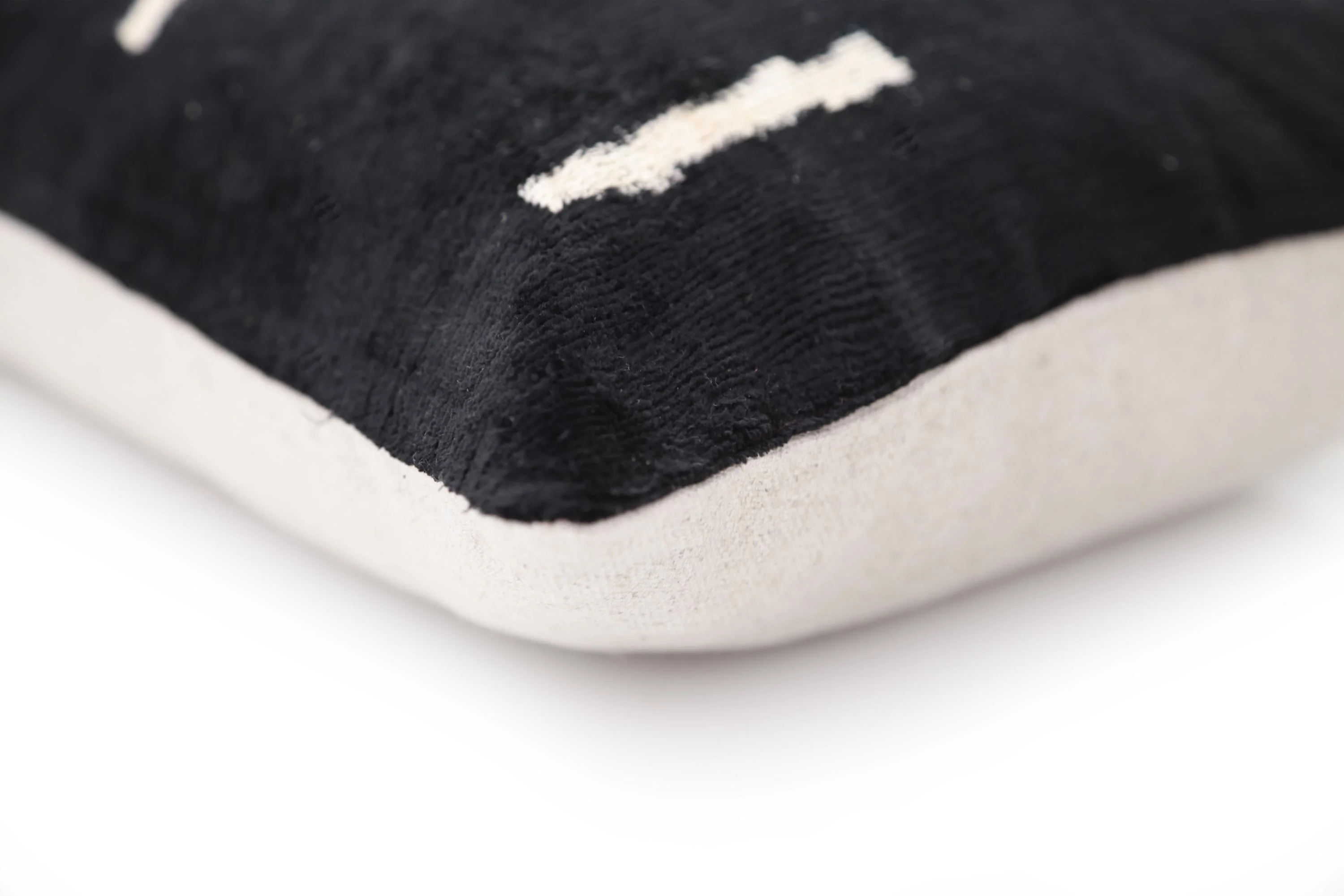 Handmade Black Silk Velvet Pillow 20x20 – Minimalist Modern Designer Cushion - Image 8