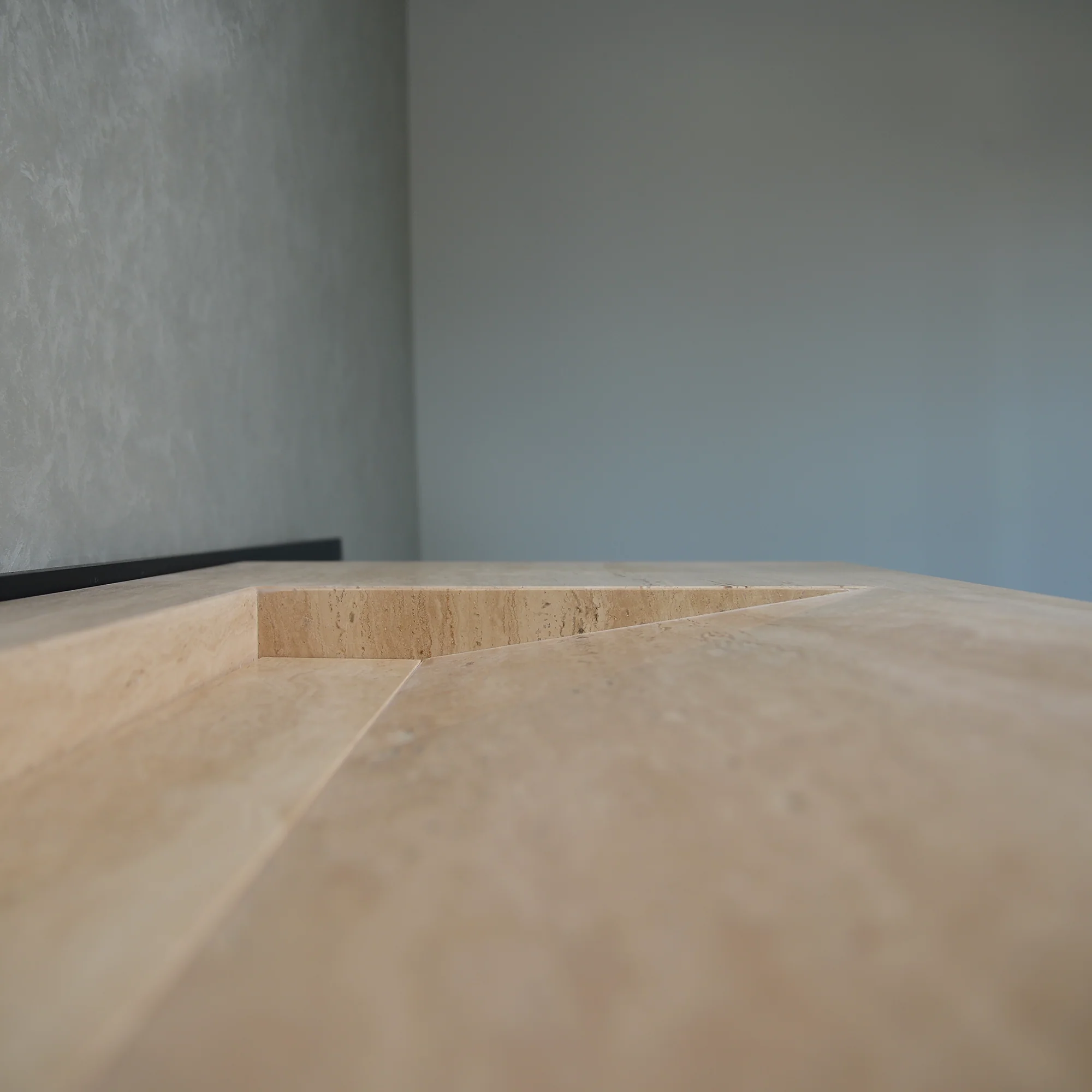 Handmade Custom Travertine Sink (TR-059) - Image 7