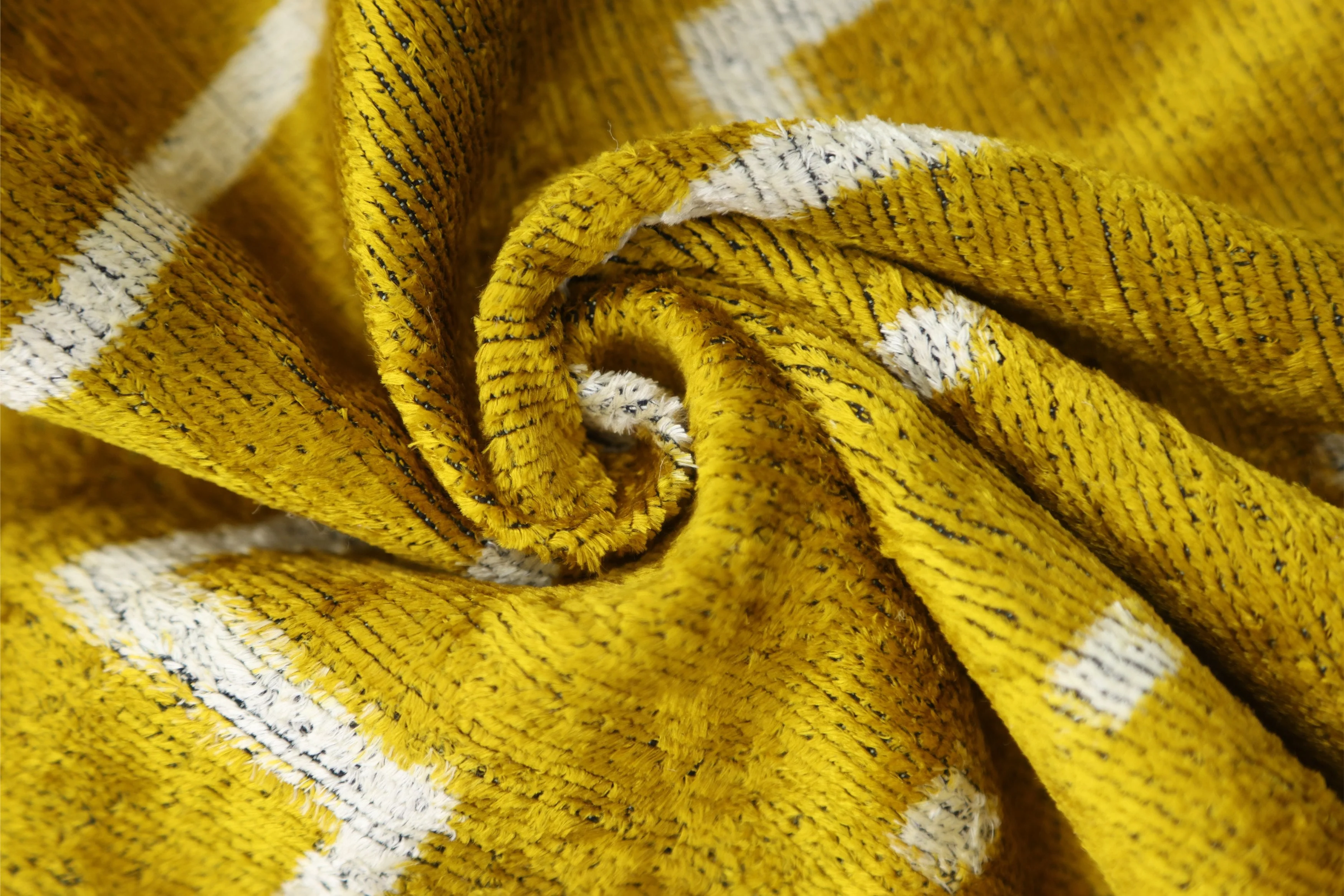 Handmade Mustard Yellow Velvet Lumbar Pillow 16x24 – Modern Geometric Designer Cushion - Image 7