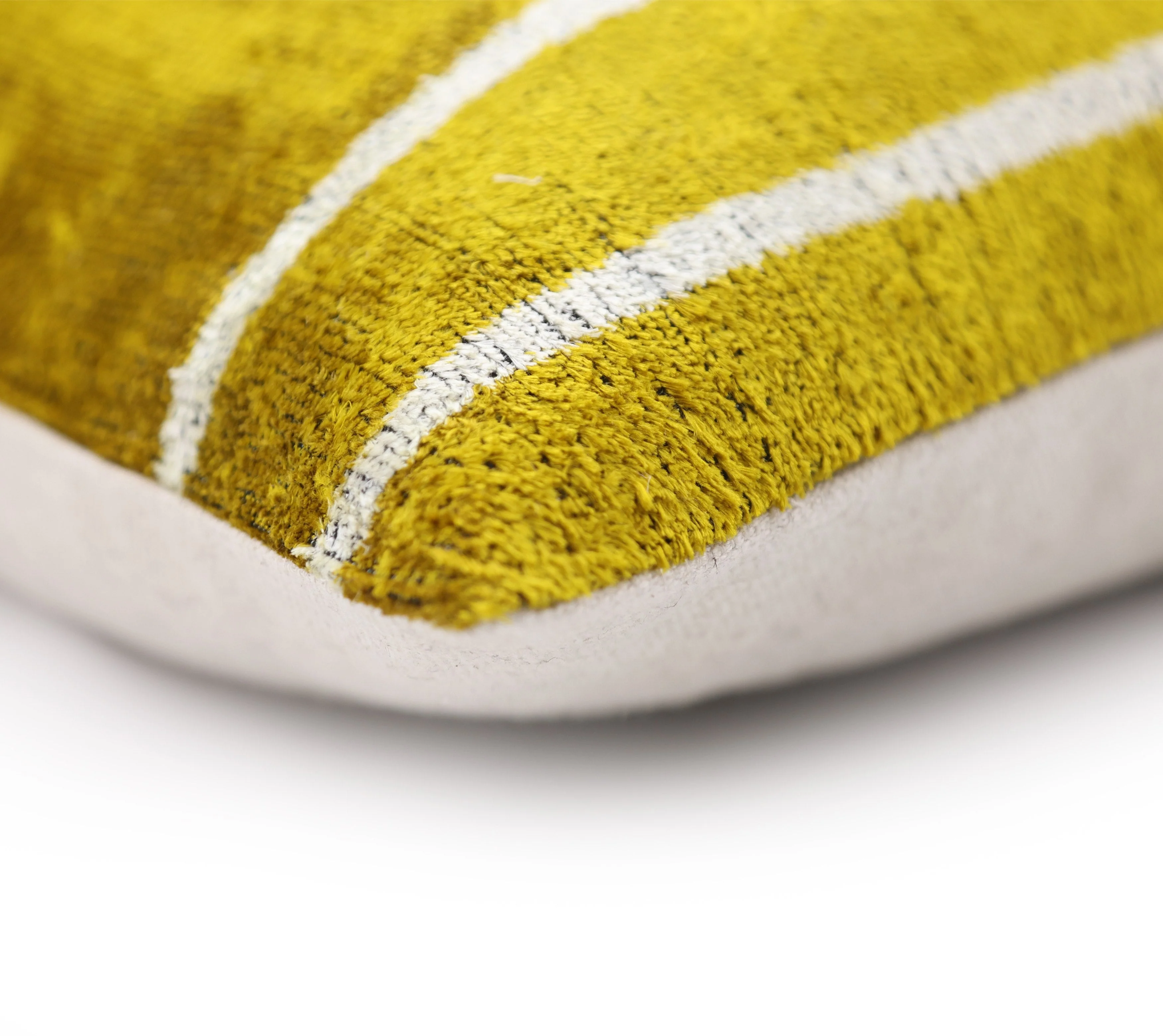 Handmade Mustard Yellow Velvet Lumbar Pillow 16x24 – Modern Geometric Designer Cushion - Image 8