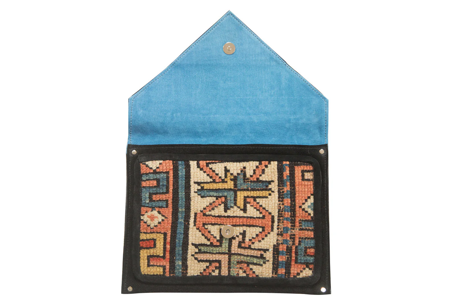 Handmade Rug Fragment Clutch - Image 2