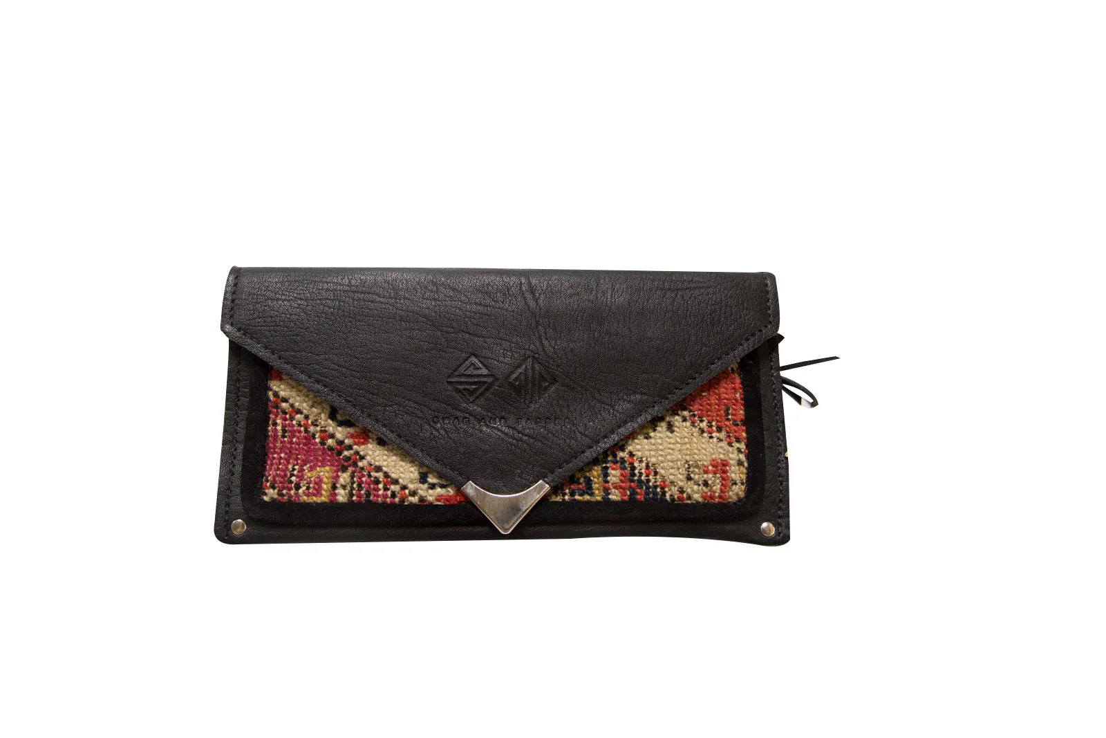 Handmade Rug Fragment Clutch - Image 2