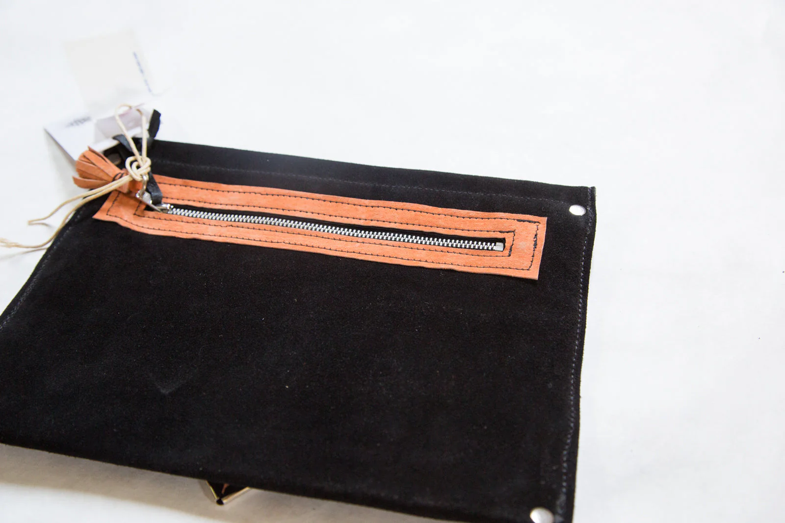 Handmade Rug Fragment Clutch - Image 4