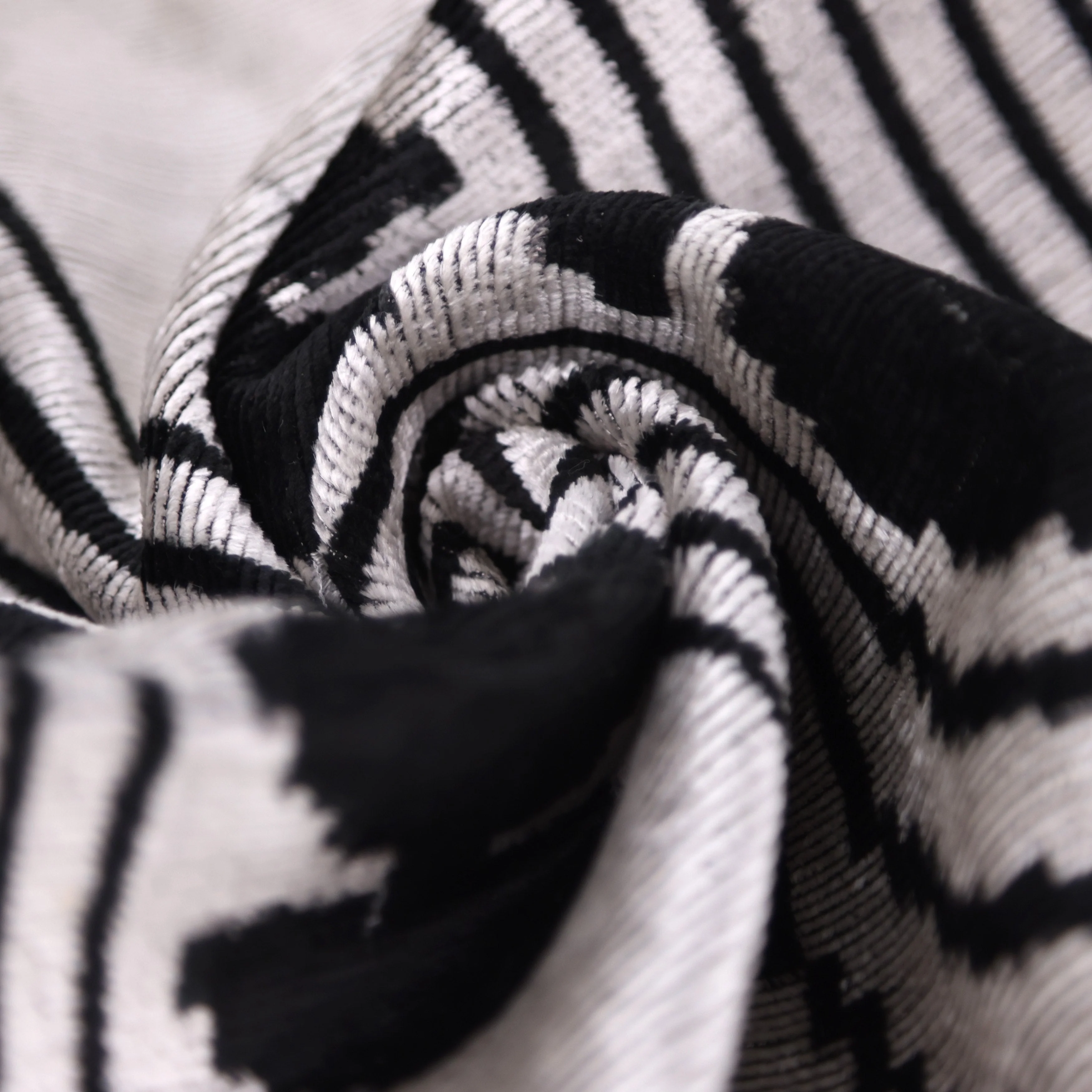 Handmade Silver Black Velvet Lumbar Pillow 16x24 – Modern Geometric Designer Cushion - Image 2