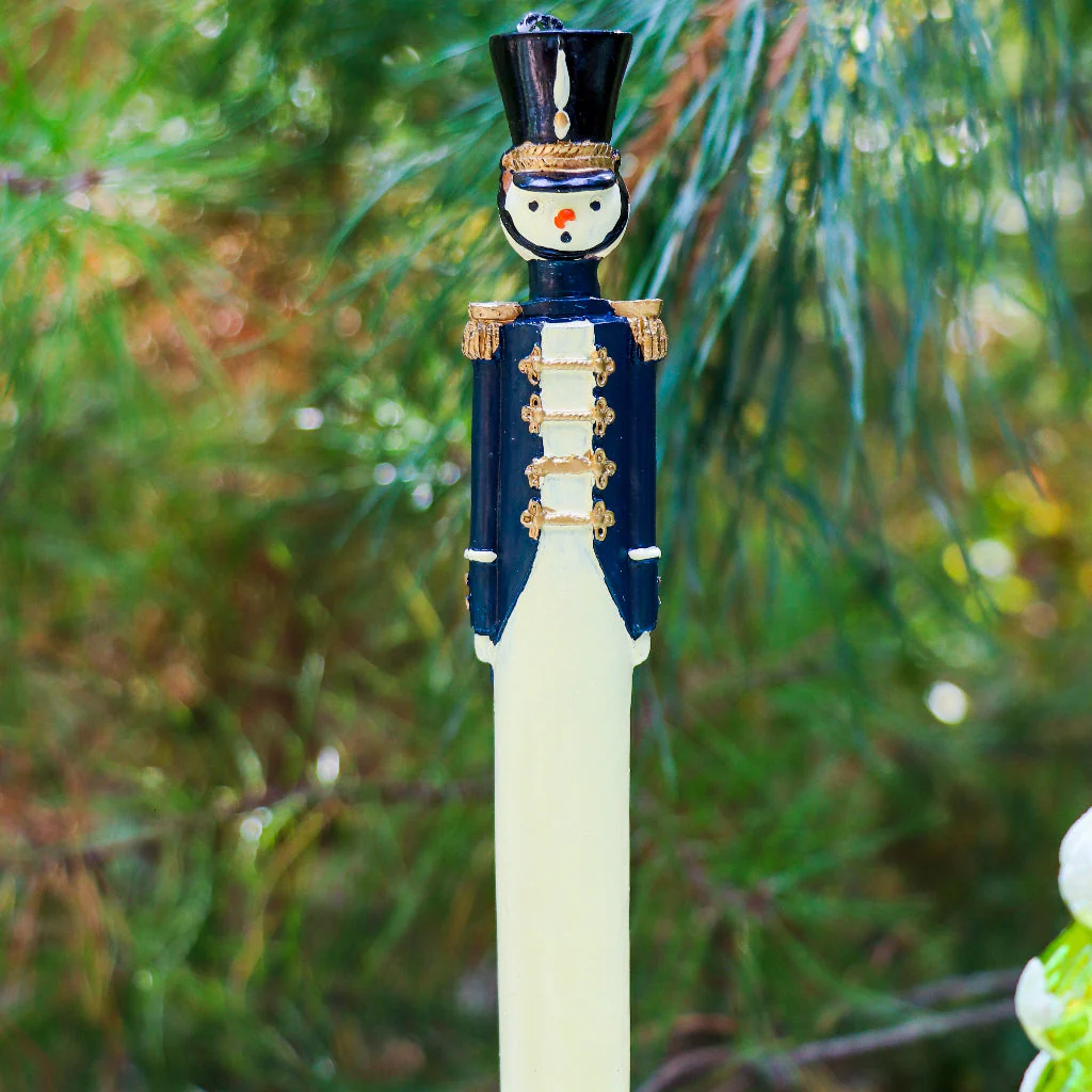 Handpainted Navy Blue Royal Guard Candle - Pack of 2 - Image 2