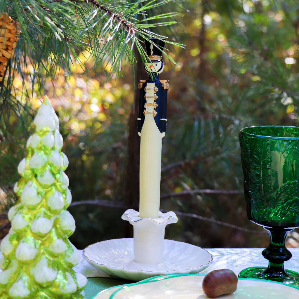 Handpainted Navy Blue Royal Guard Candle - Pack of 2 - Image 4