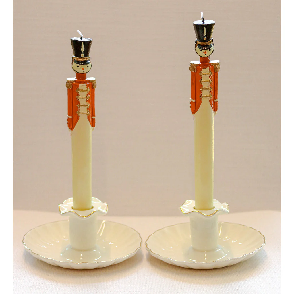 Handpainted Red Royal Guard Candle - Pack of 2 - Image 2
